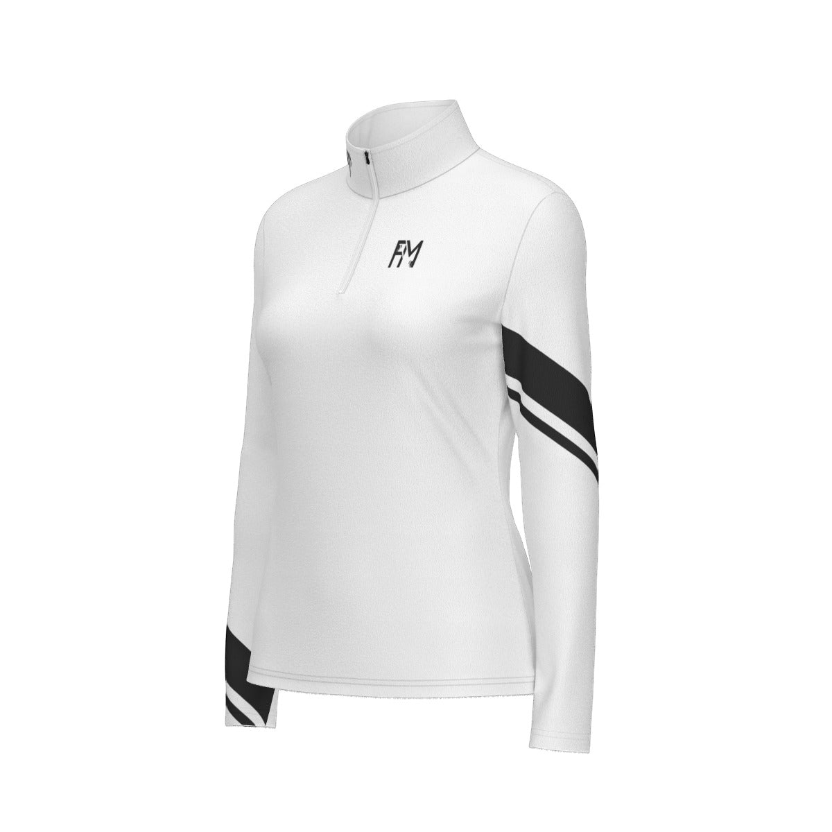 Women's Sports Collar Jersey With Long Sleeve