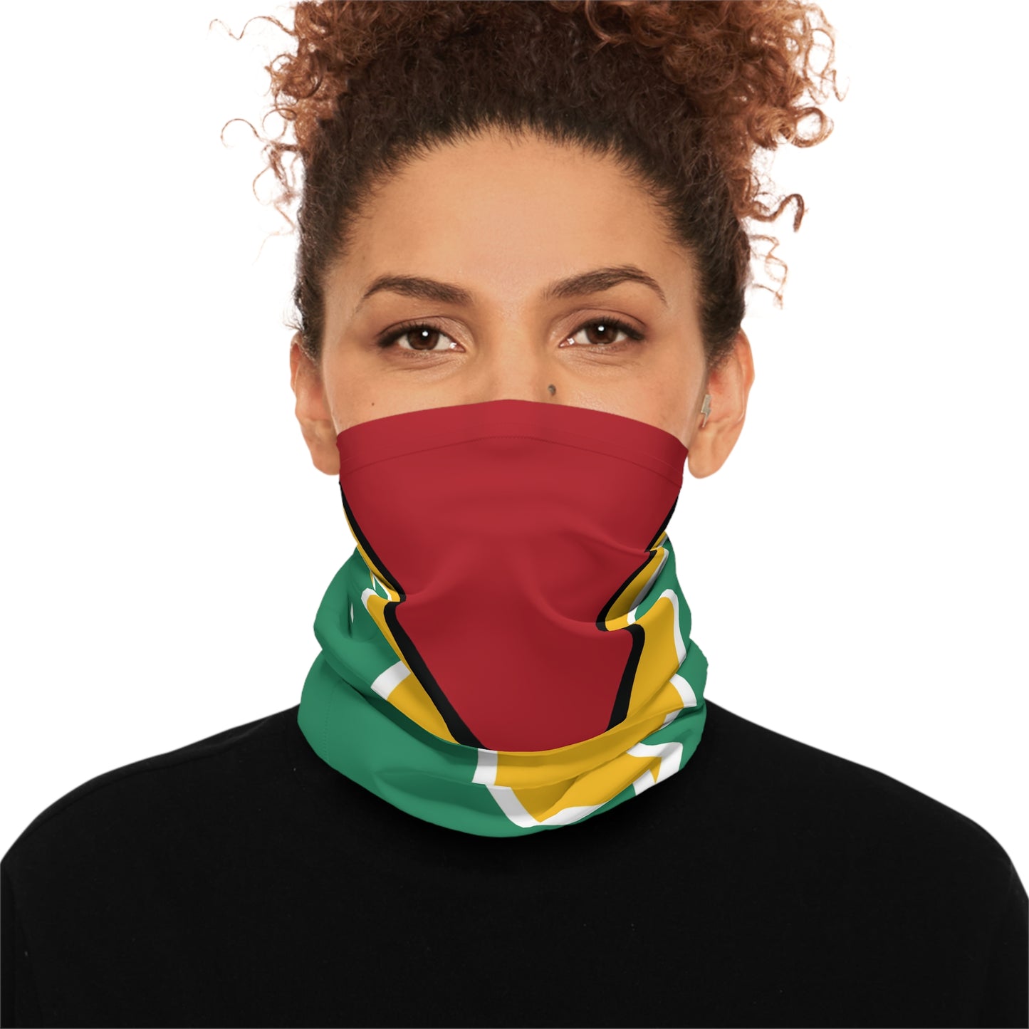 High Quality Guyana Flag Lightweight Neck Gaiter