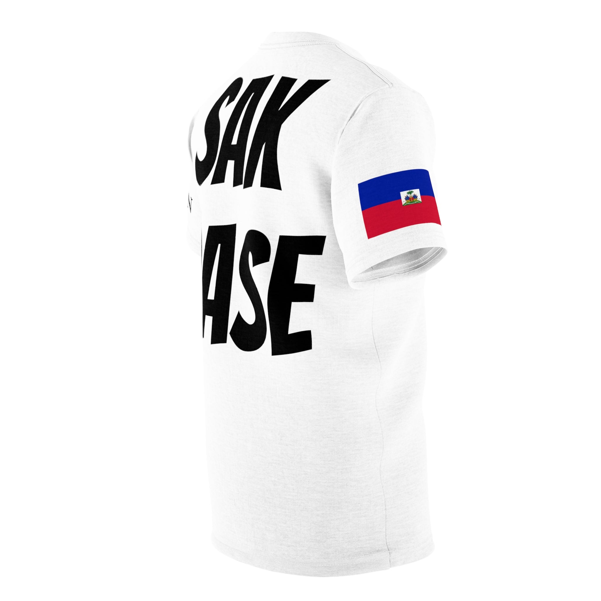 Haition Feteran Unisex Tee W Haiti Flag-Fete Massive