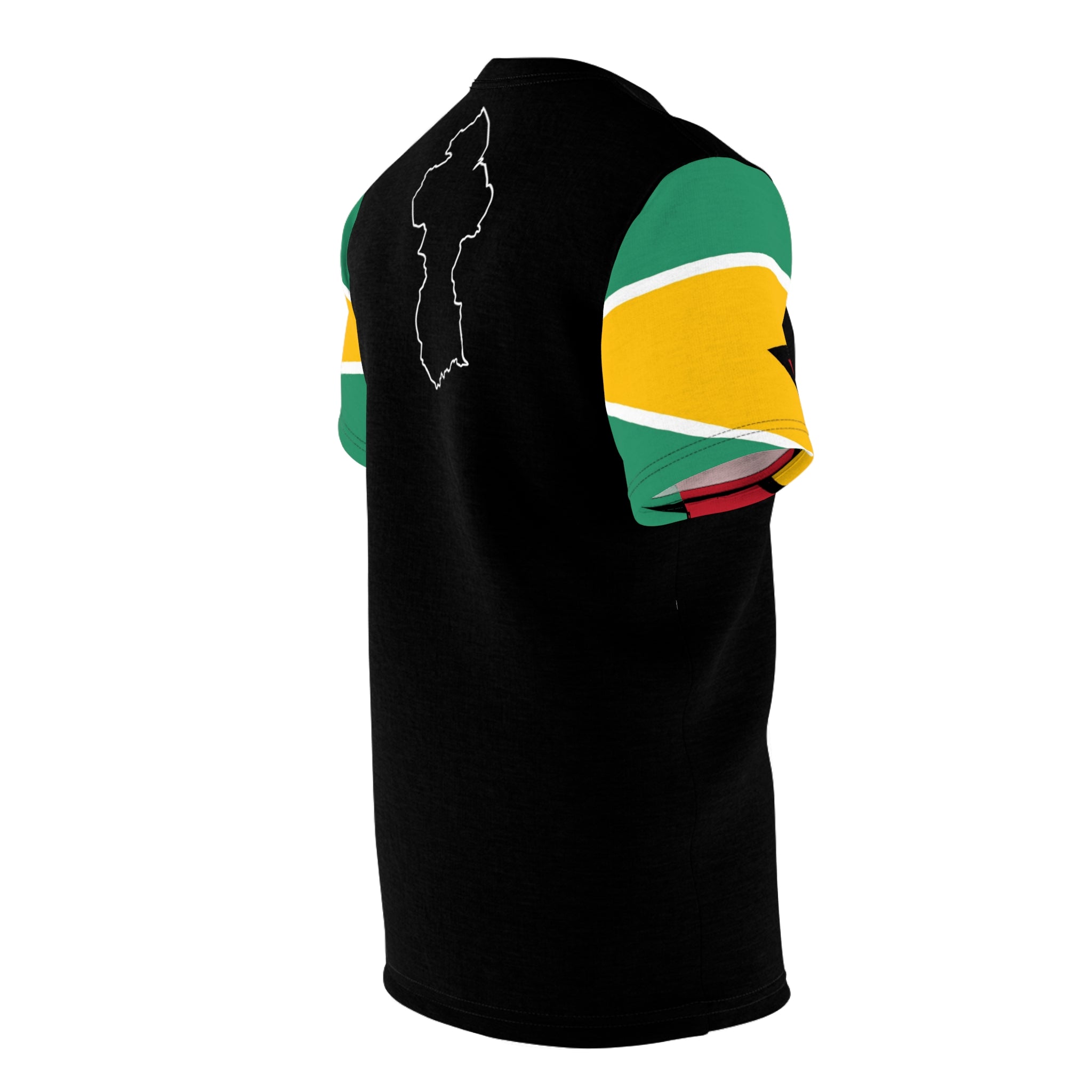 Feteran Unisex Tee with Guyana Flag-Fete Massive