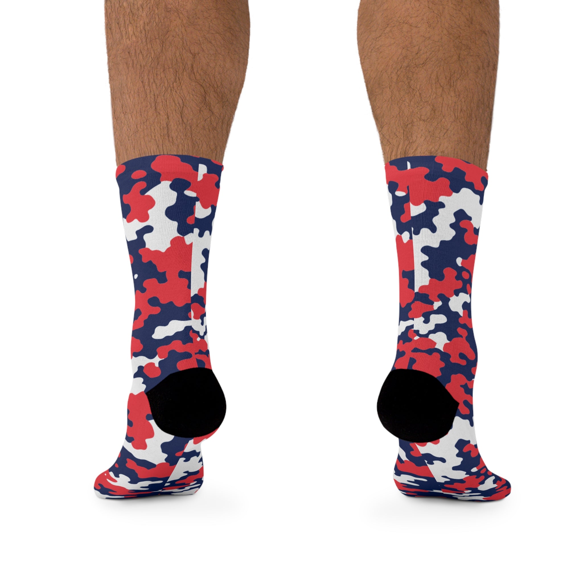 Cayman Islands Flag CAMO Poly Socks-Fete Massive