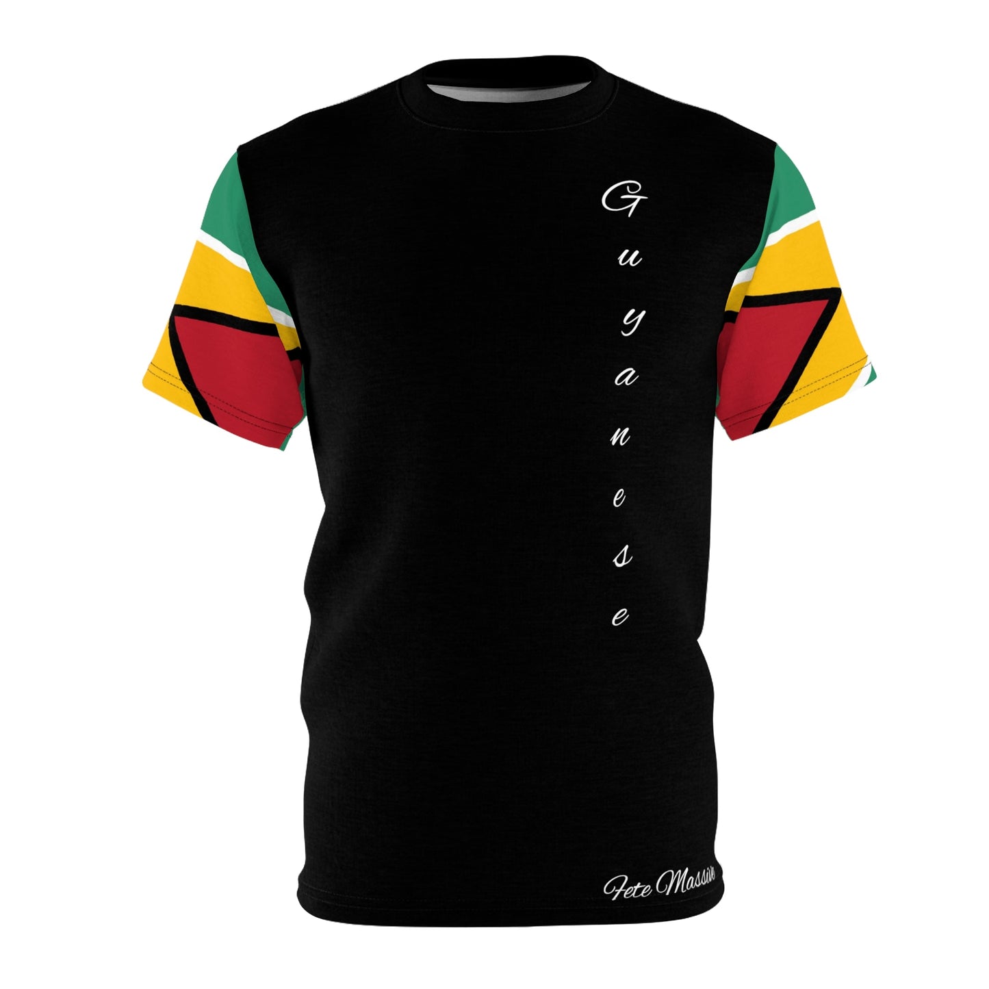 Feteran Unisex Tee with Guyana Flag