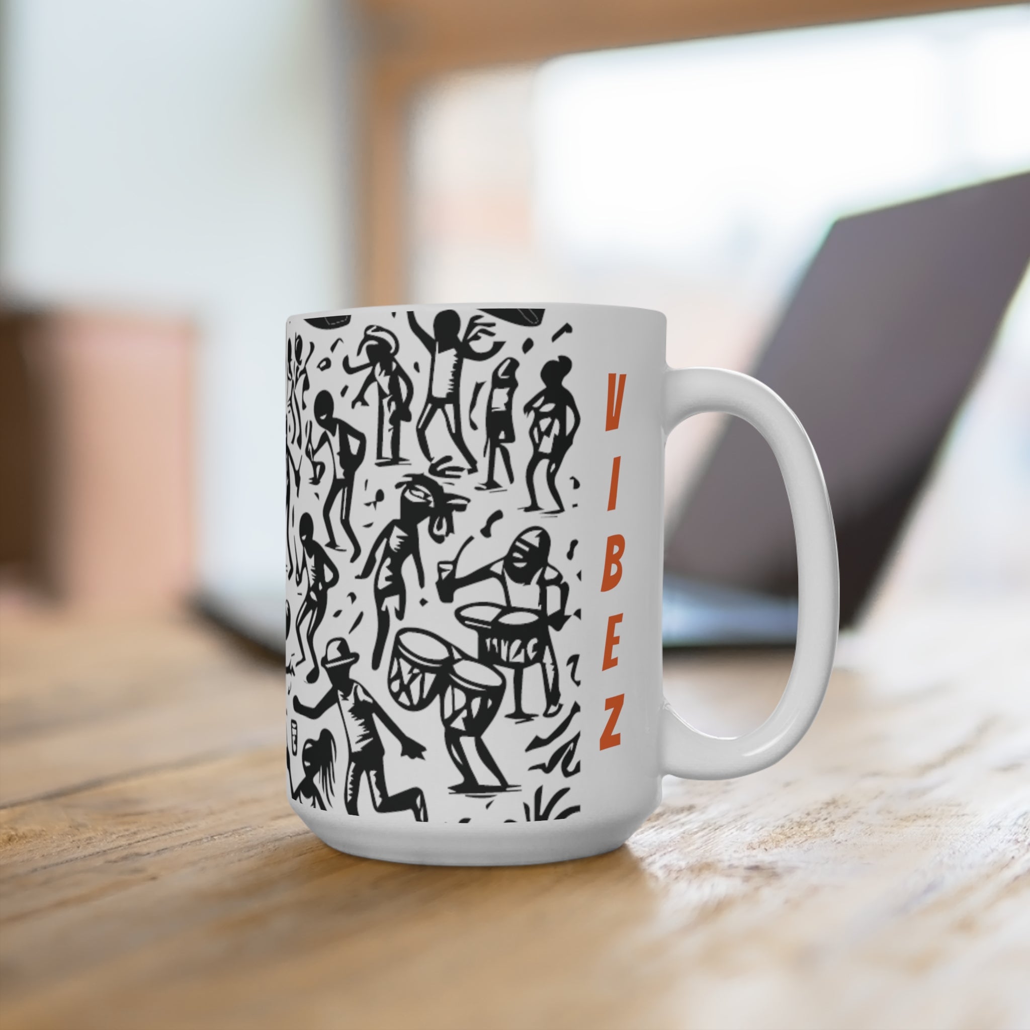 Good Vibez- Fete Massive Coffee Mug 15oz-Fete Massive