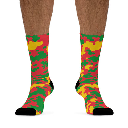 Grenada Flag CAMO Poly Socks