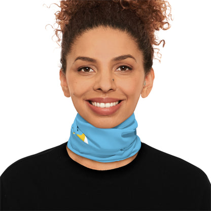 High Quality St. Lucia Flag Lightweight Neck Gaiter