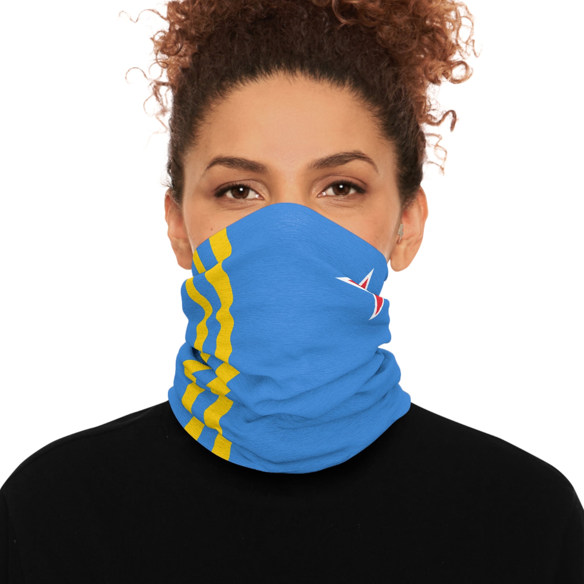 High Quality Aruba Flag Lightweight Neck Gaiter