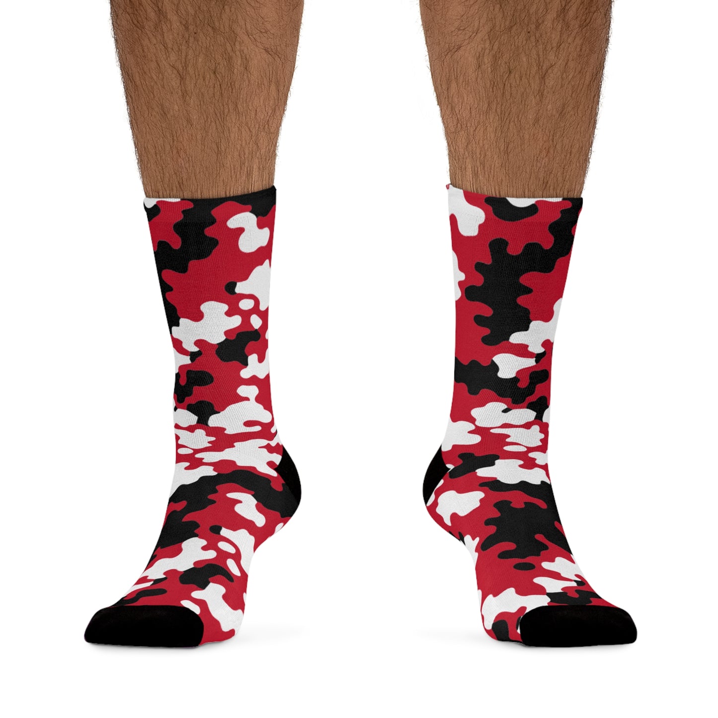 Trinidad & Tobago Flag CAMO Poly Socks