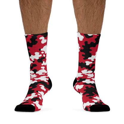 Trinidad & Tobago Flag CAMO Poly Socks