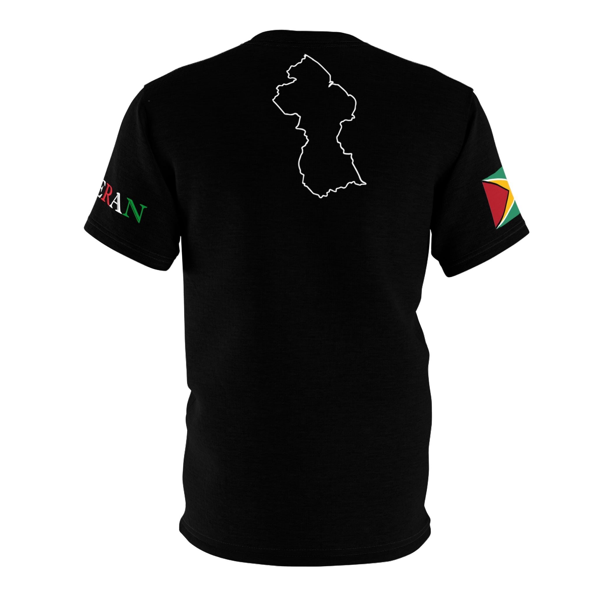 Feteran Unisex Tee with Guyana Flag-Fete Massive