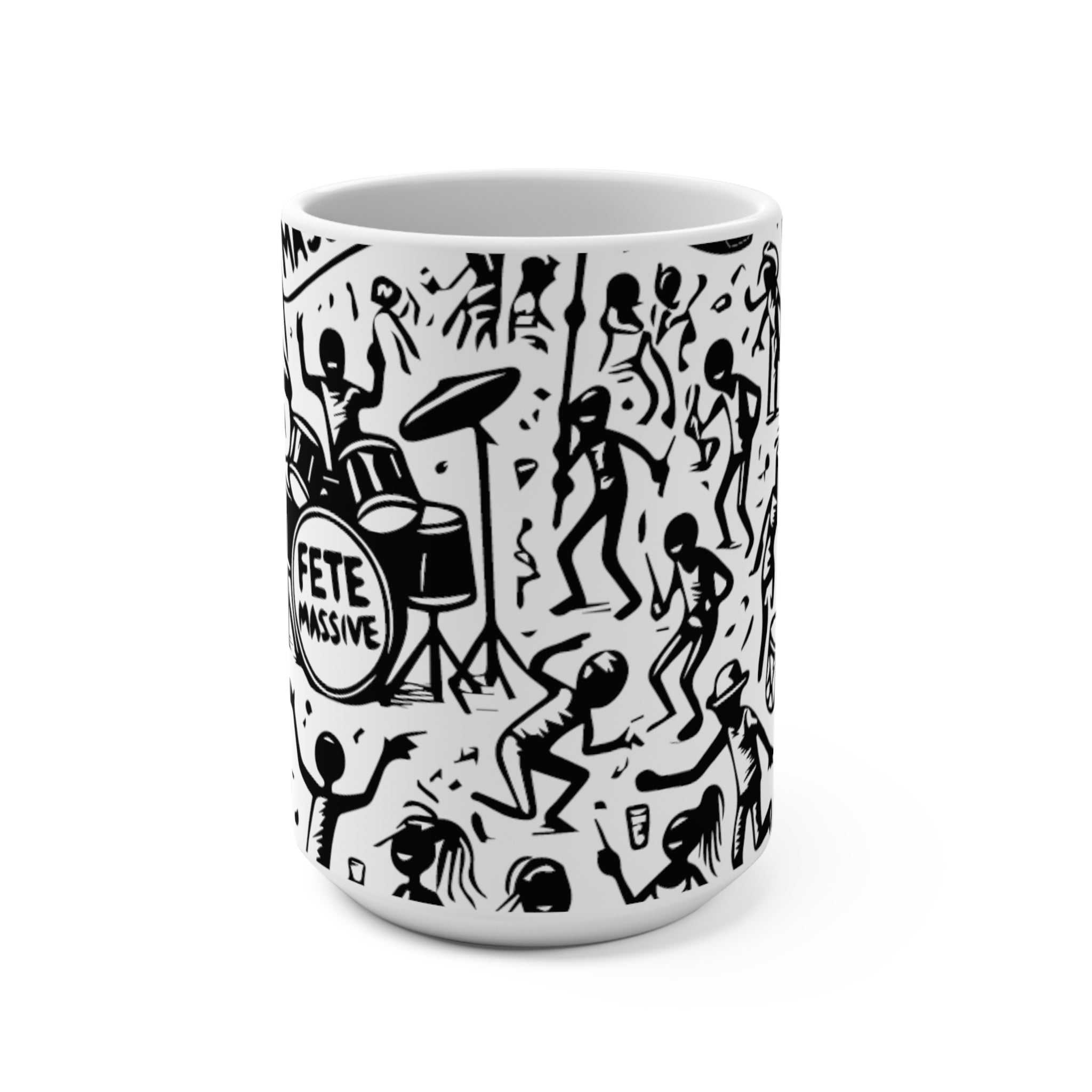 Good Vibez- Fete Massive Coffee Mug 15oz-Fete Massive