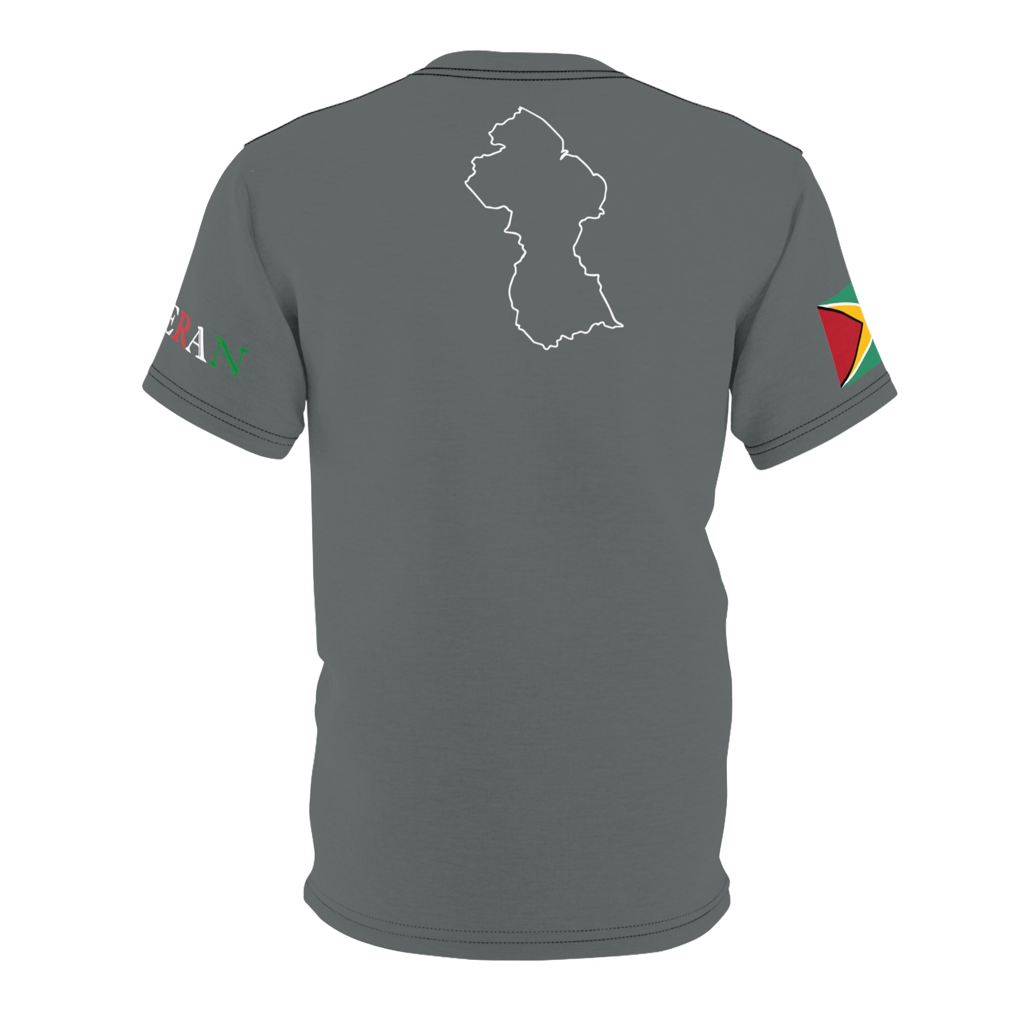 Feteran Unisex Tee with Guyana Flag-Fete Massive