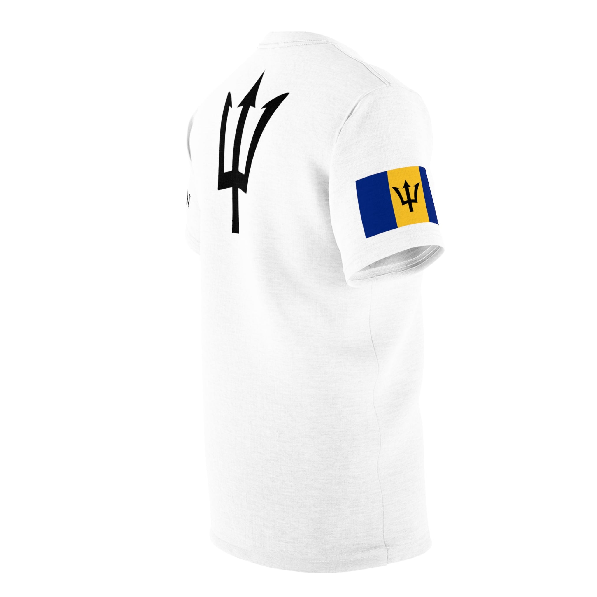 Bajan Feteran Unisex Tee W Barbados Flag-Fete Massive