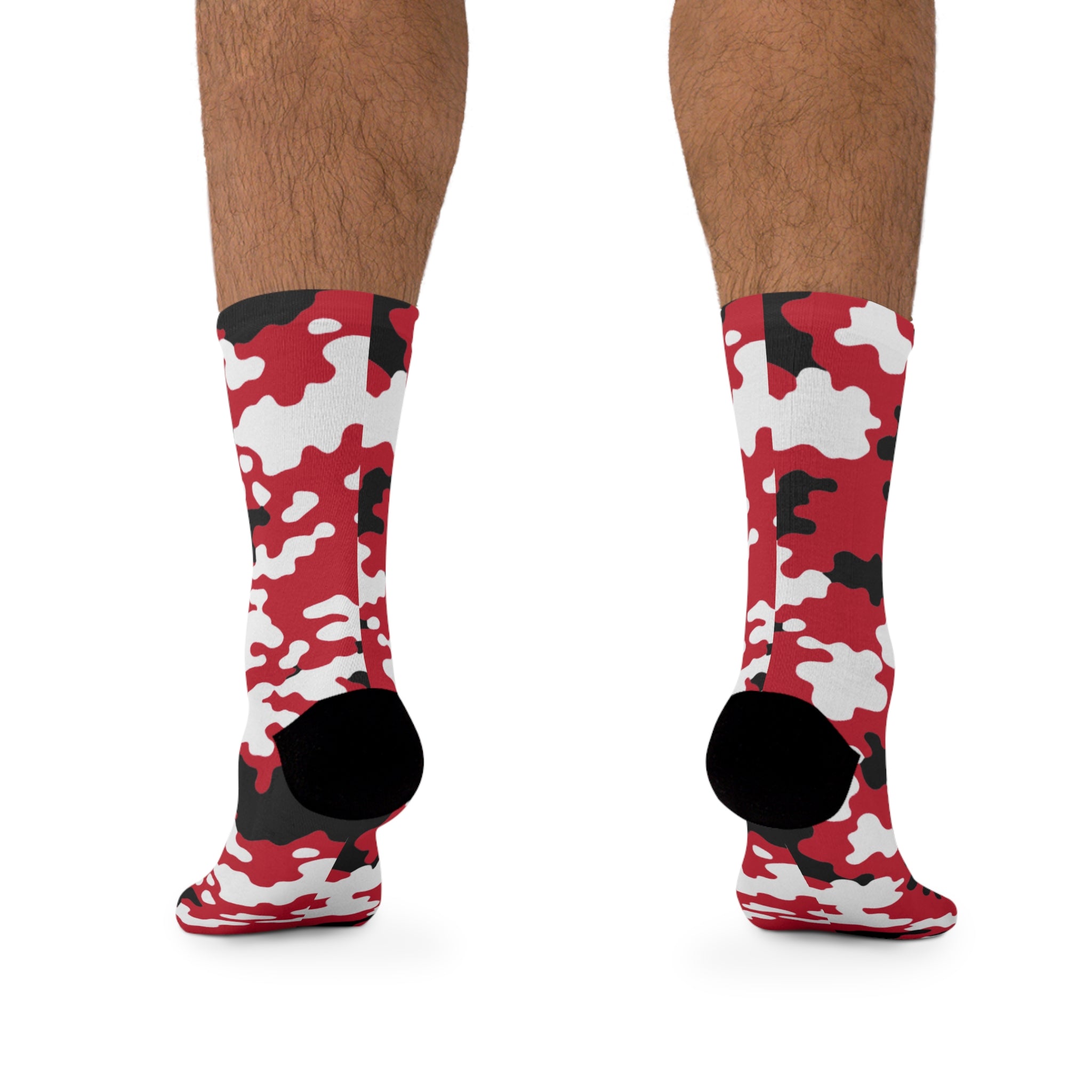 Trinidad & Tobago Flag CAMO Poly Socks-Fete Massive