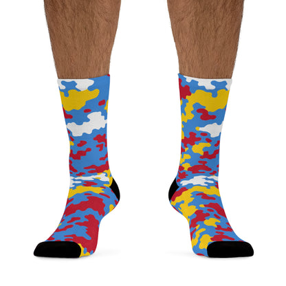 Aruba Flag CAMO Poly Socks