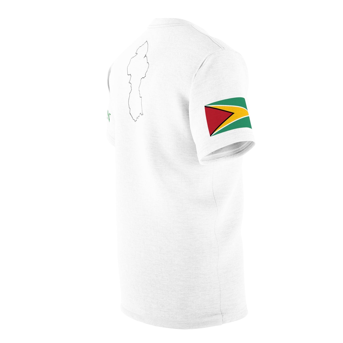 Feteran Unisex Tee with Guyana Flag