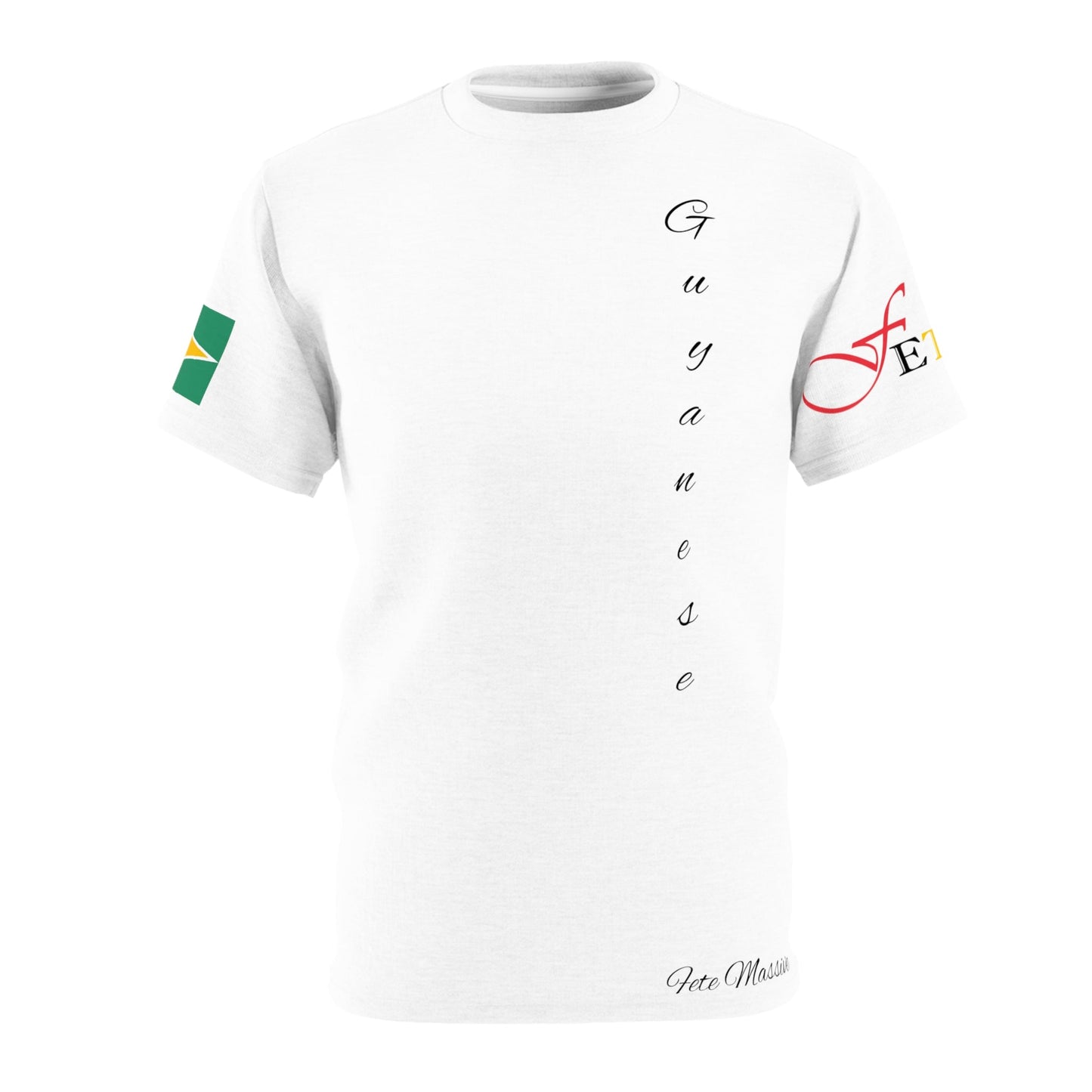 Feteran Unisex Tee with Guyana Flag