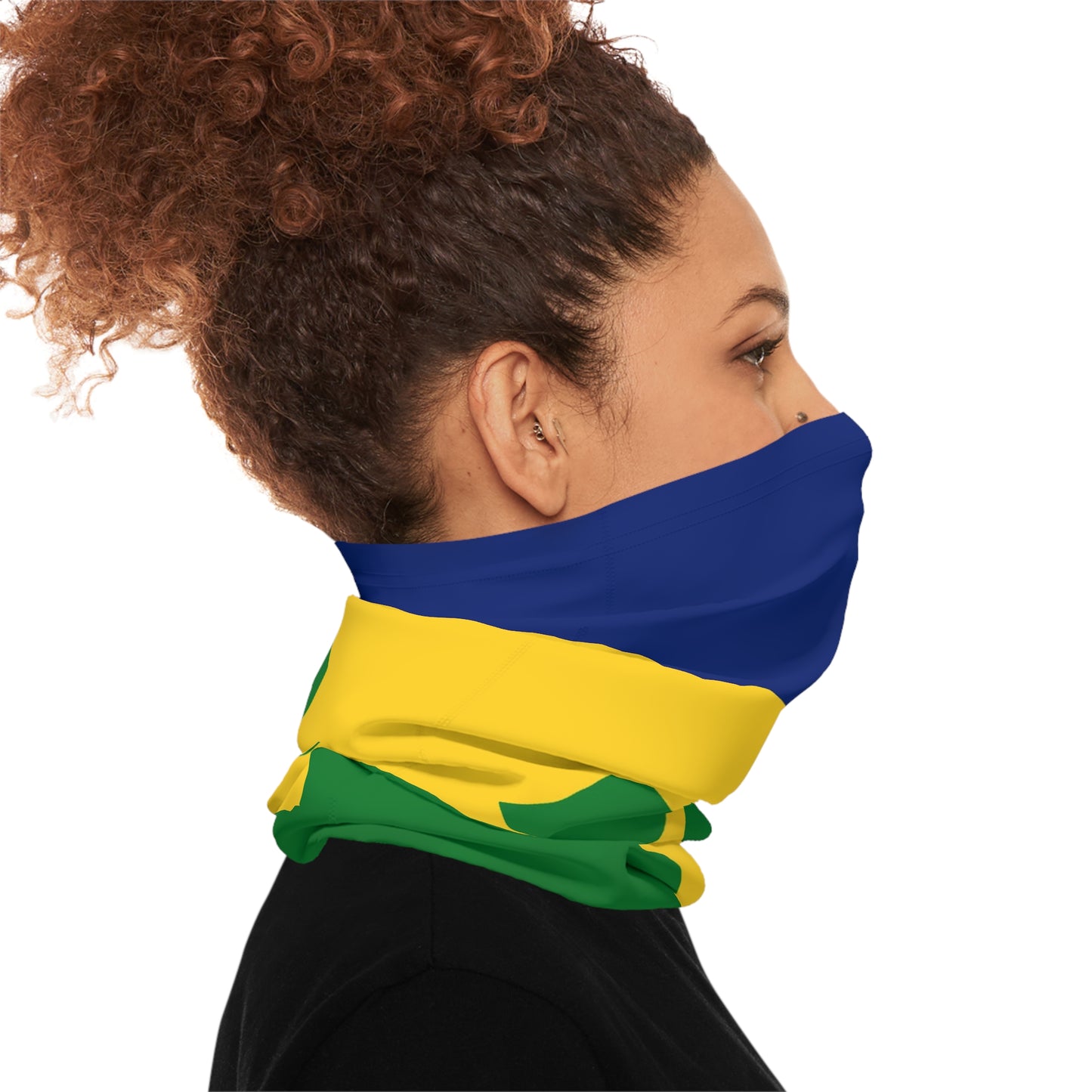 High Quality Saint Vincent Flag Lightweight Neck Gaiter