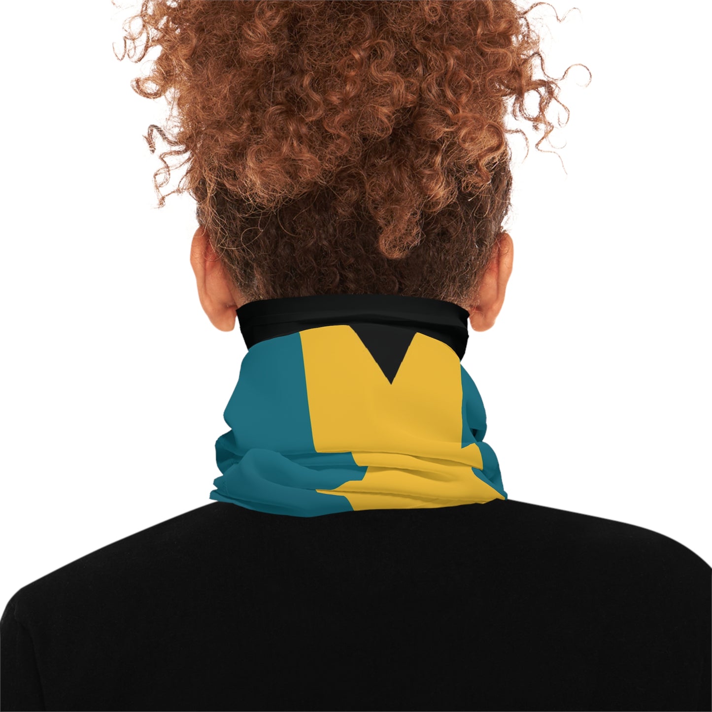 High Quality The Bahamas Flag Lightweight Neck Gaiter