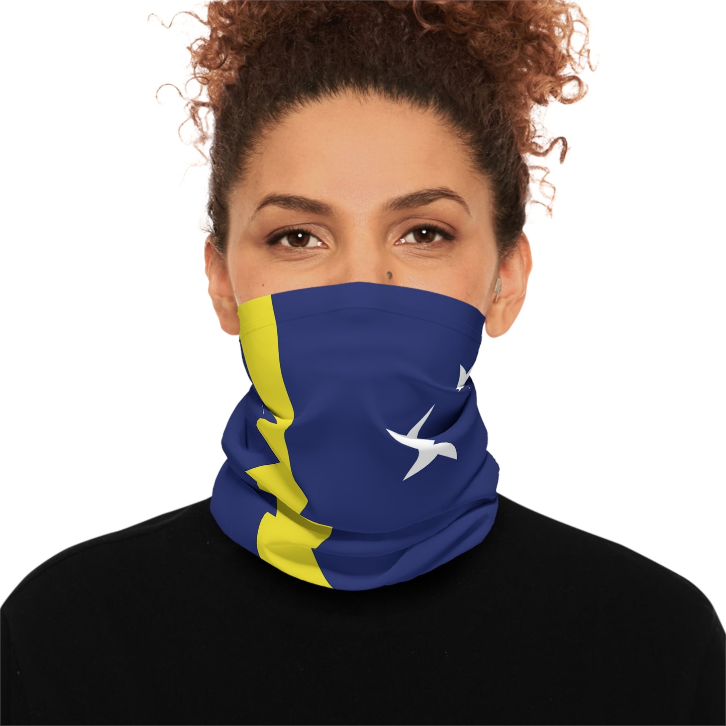 High Quality Curacao Flag Lightweight Neck Gaiter