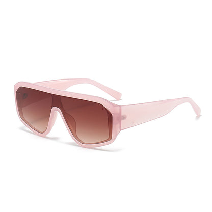 Star Gyal Fete One-piece Large Frame Sunglasses For Women