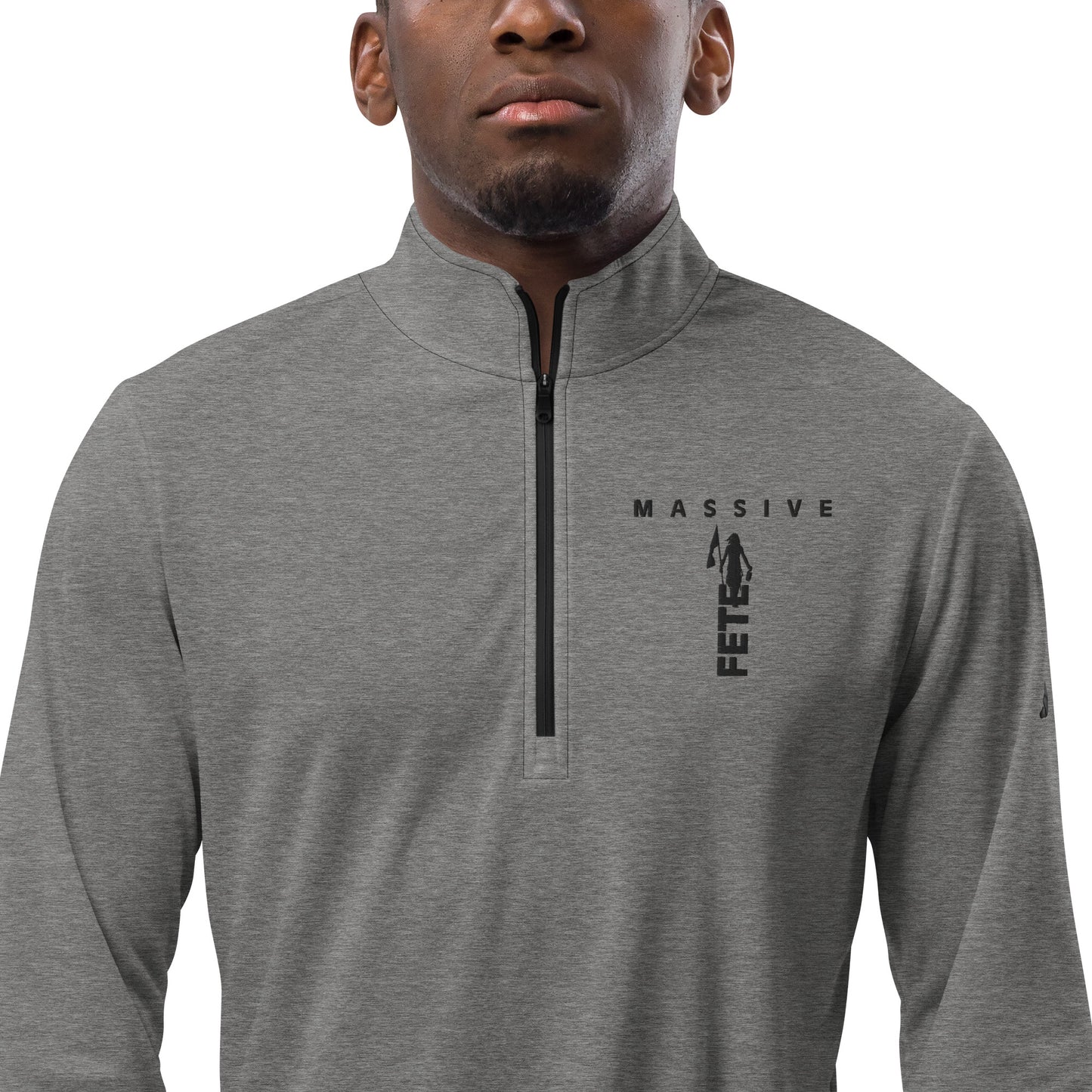 Partner with Addia Fete Massive Designer Quarter zip pullover-Fete Massive