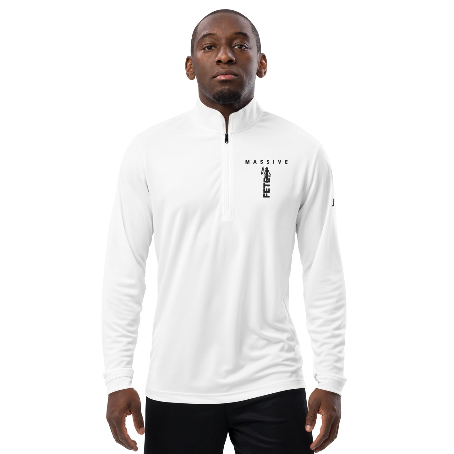 Partner with Addia Fete Massive Designer Quarter zip pullover-Fete Massive