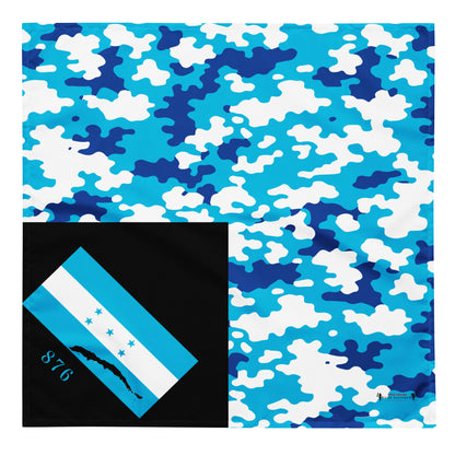 Roatan Island & Flag CAMO print bandana