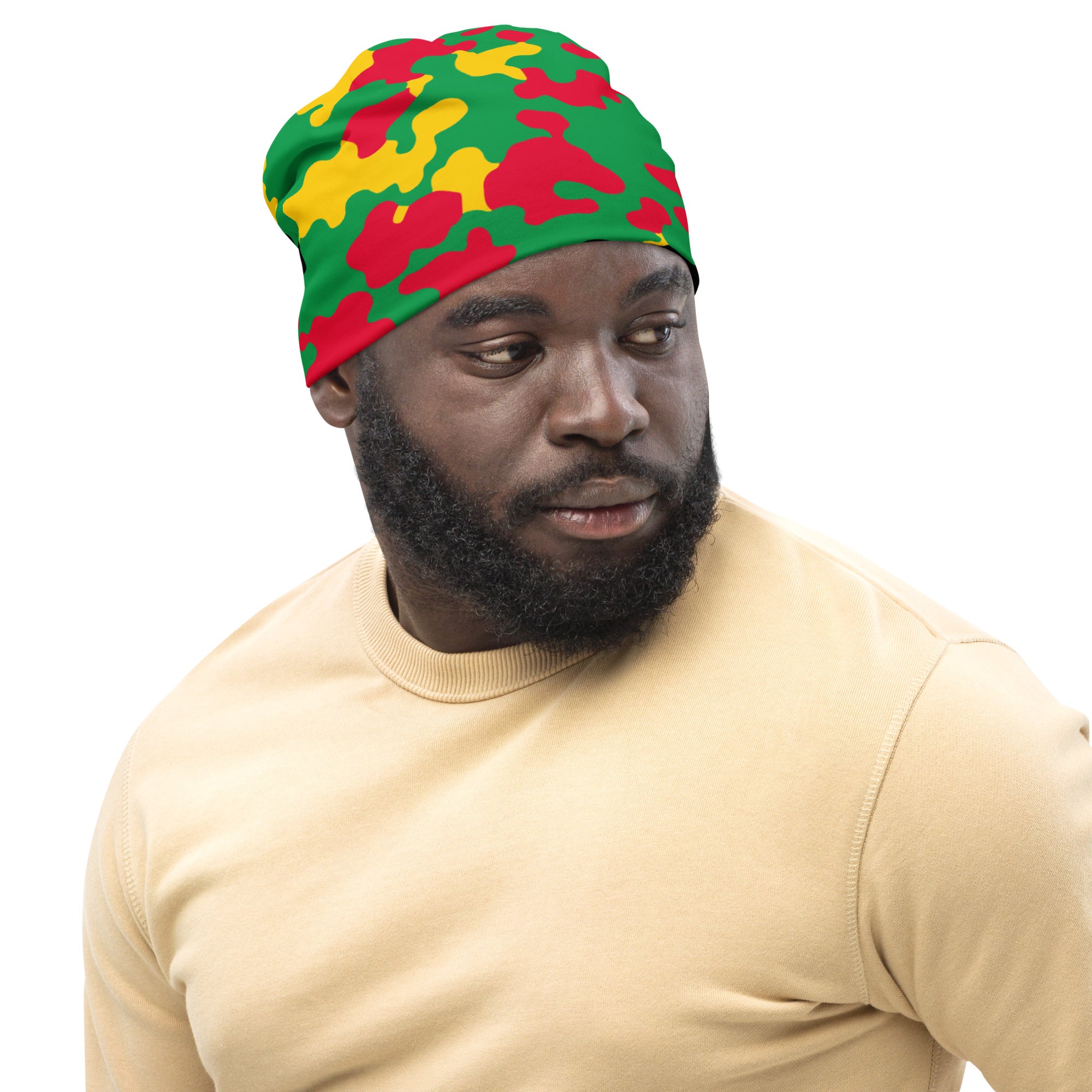 Dominica Island CAMO Beanie-Fete Massive