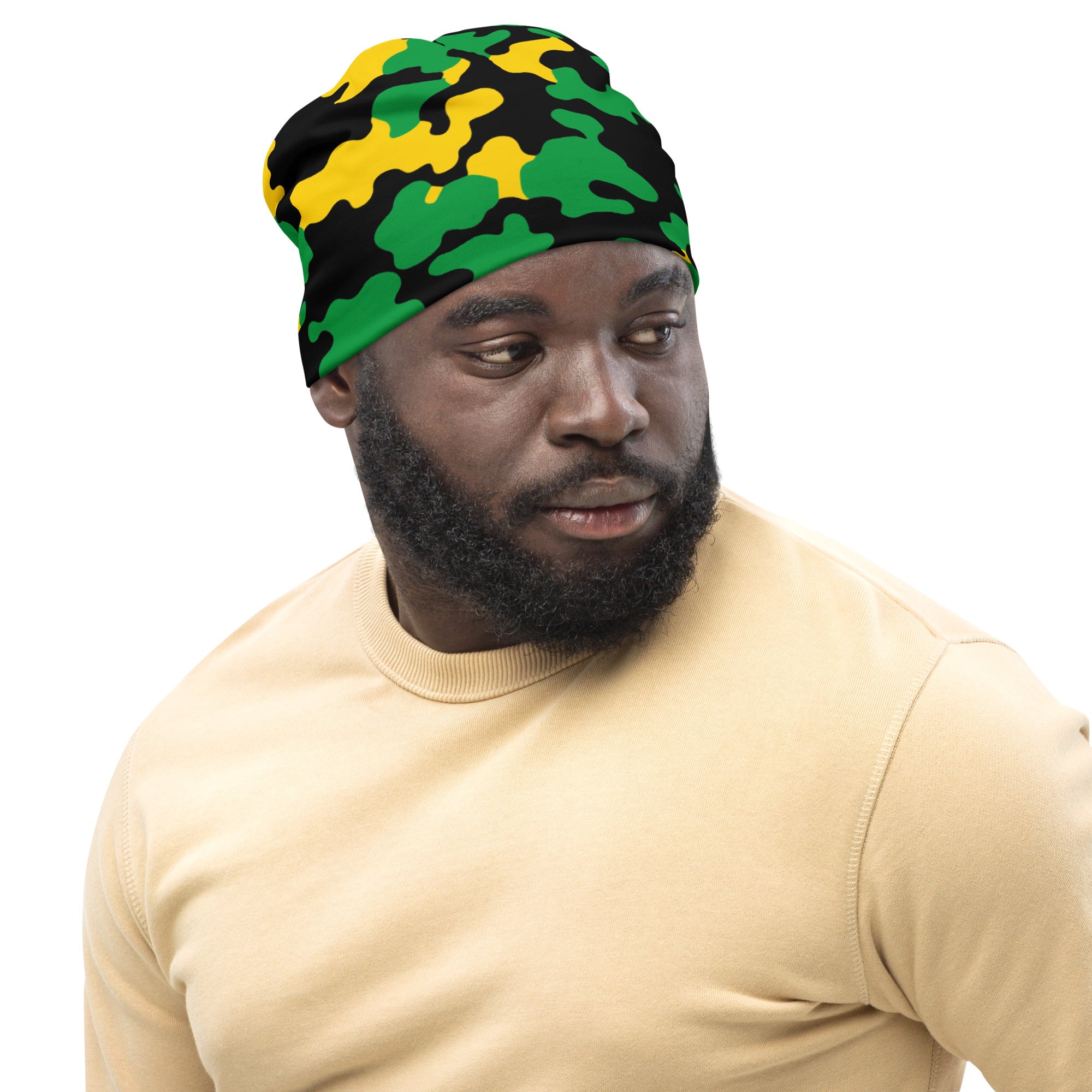 Jamaica Island CAMO Beanie-Fete Massive