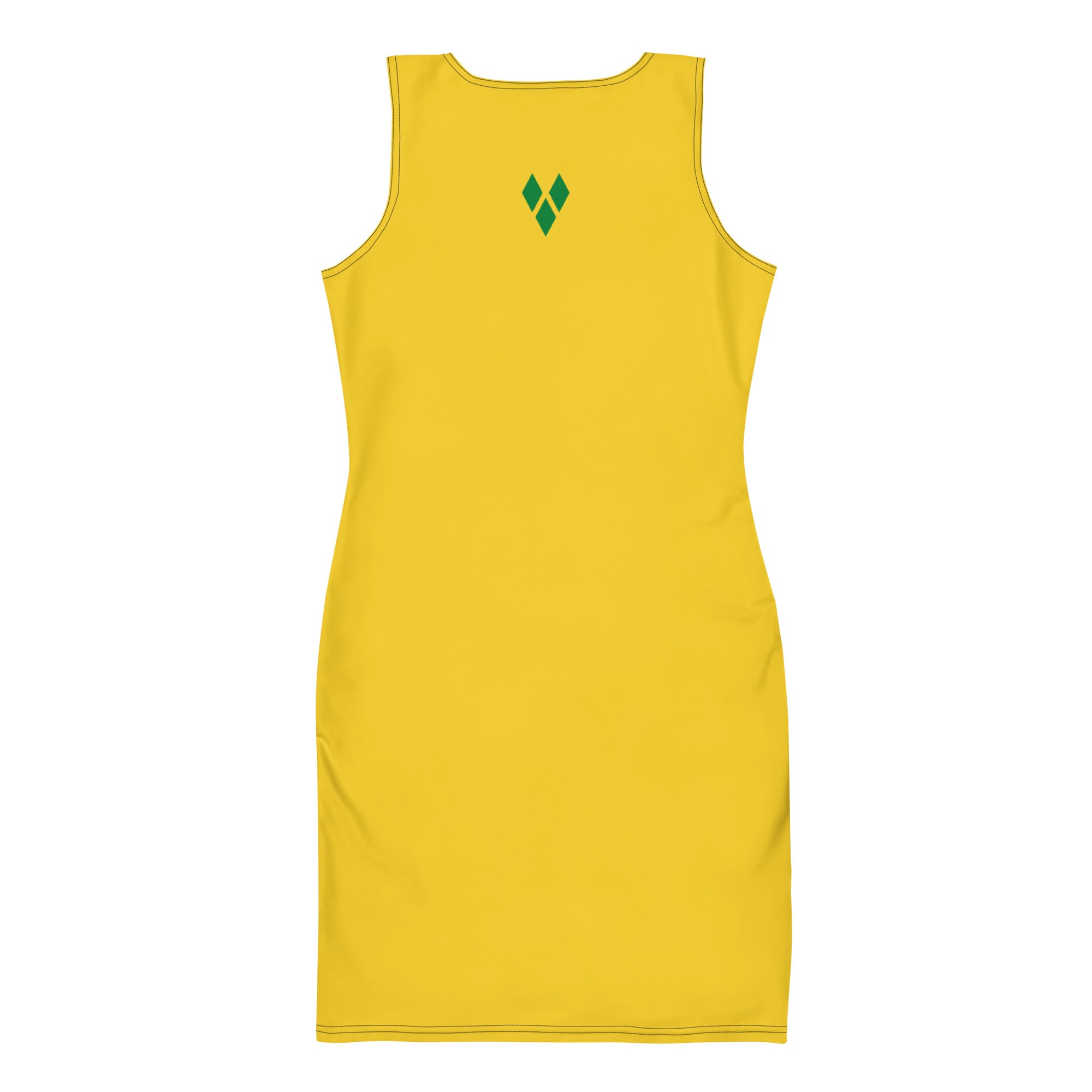 St. Vincent Bodycon dress (Yellow)-Fete Massive