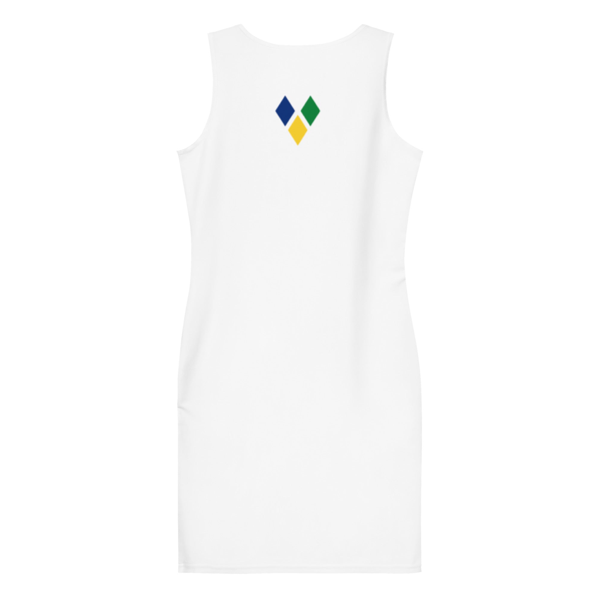 St. Vincent Bodycon dress (white)-Fete Massive