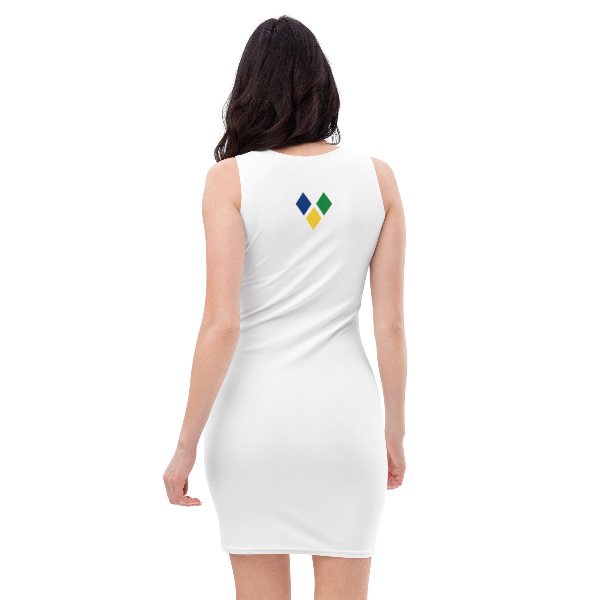 St. Vincent Bodycon dress (white)-Fete Massive