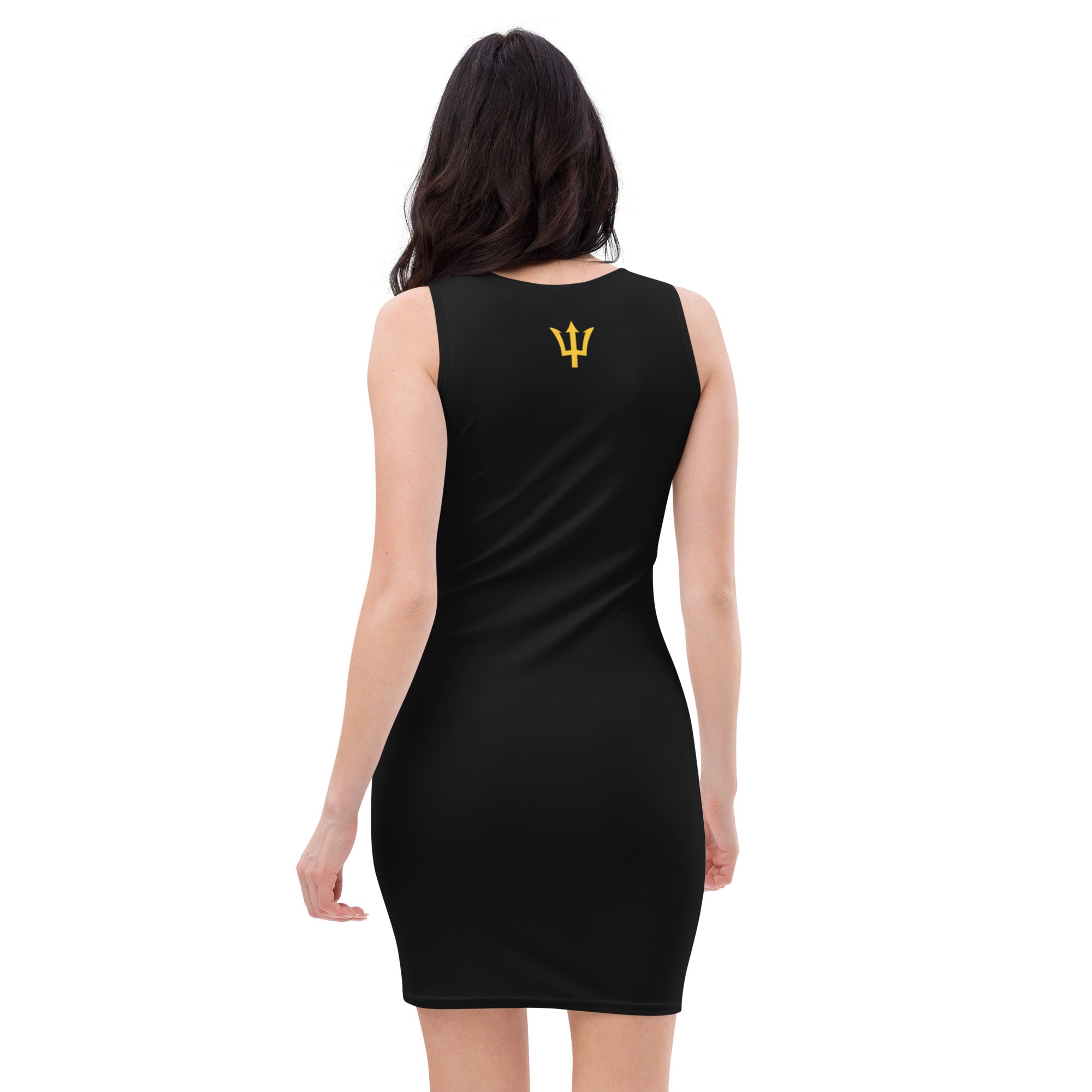 Barbados Bodycon dress (Black)-Fete Massive