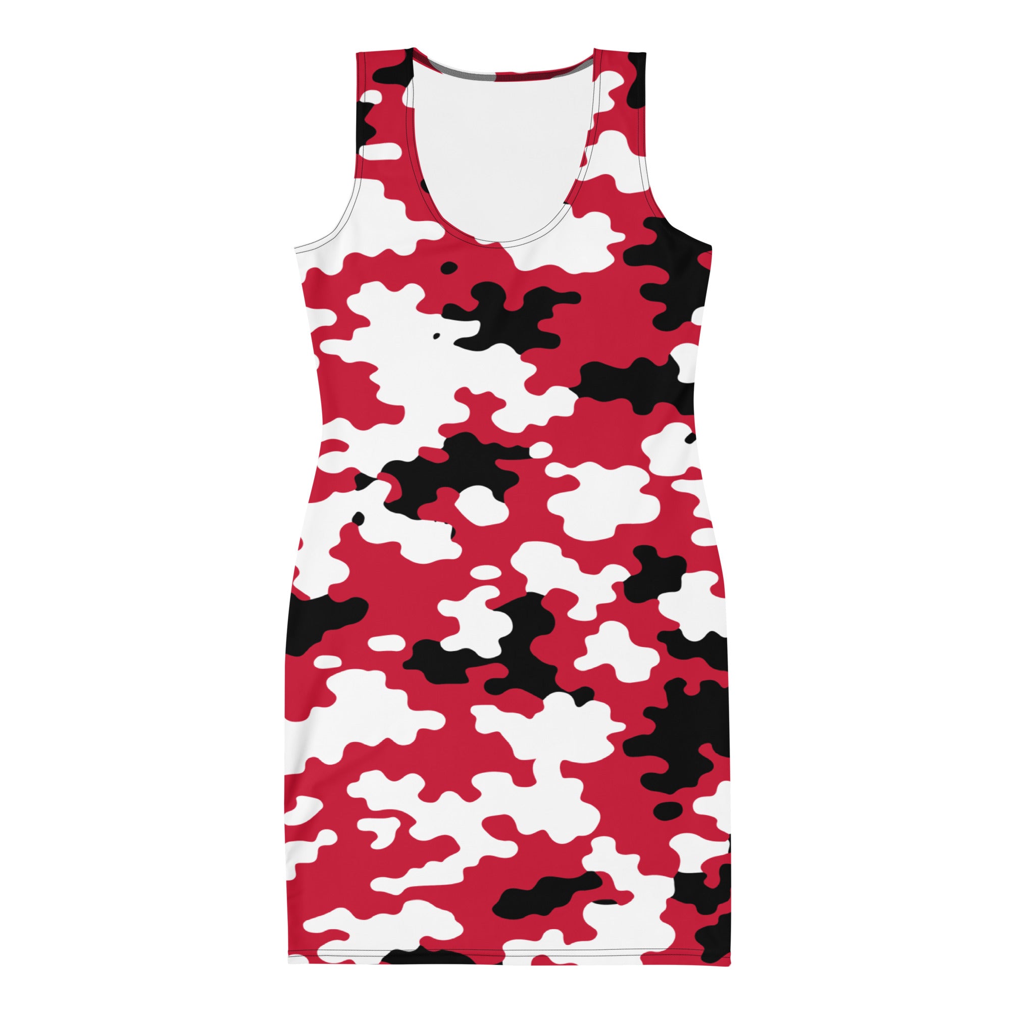 Trinidad Camo Bodycon dress-Fete Massive