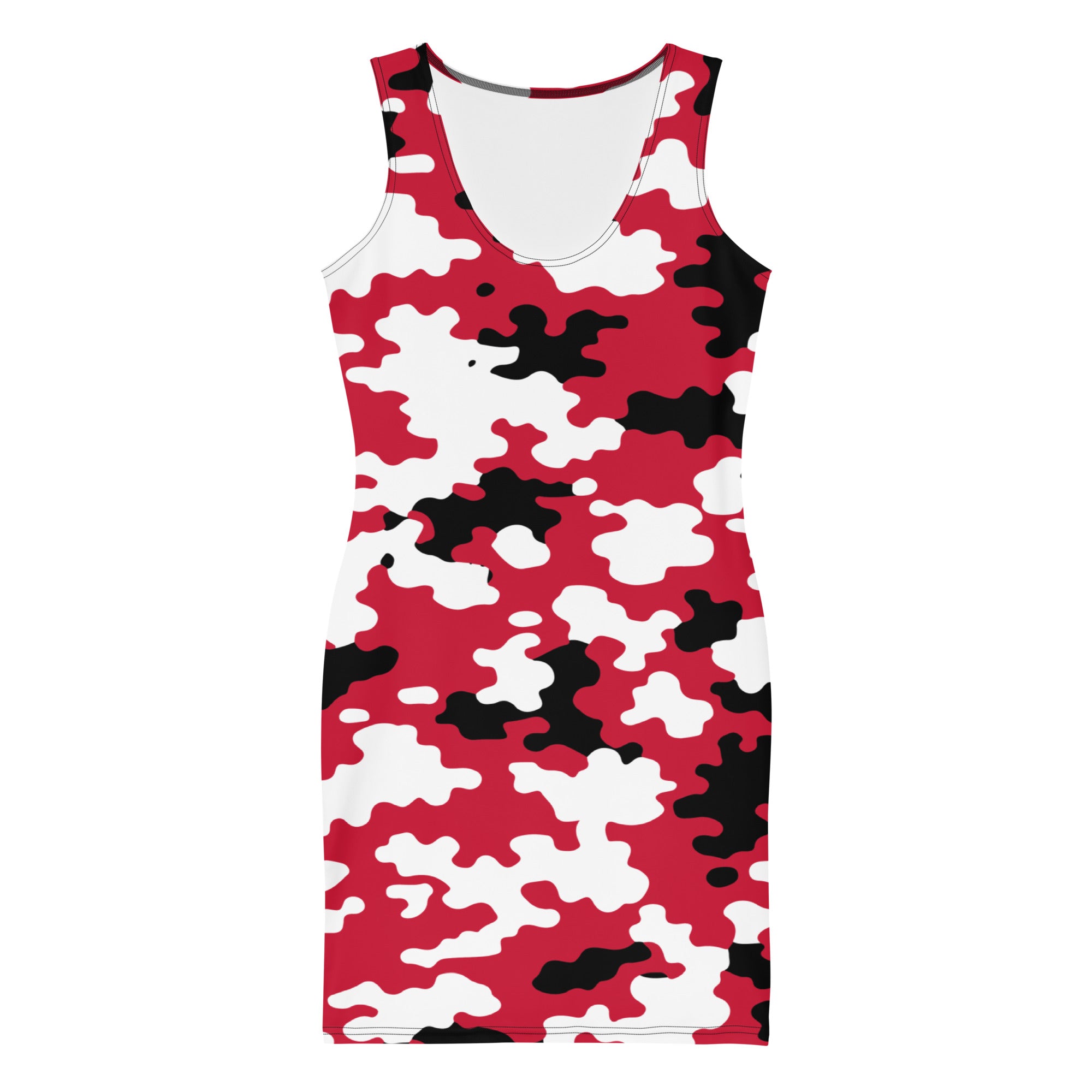 Trinidad Camo Bodycon dress-Fete Massive