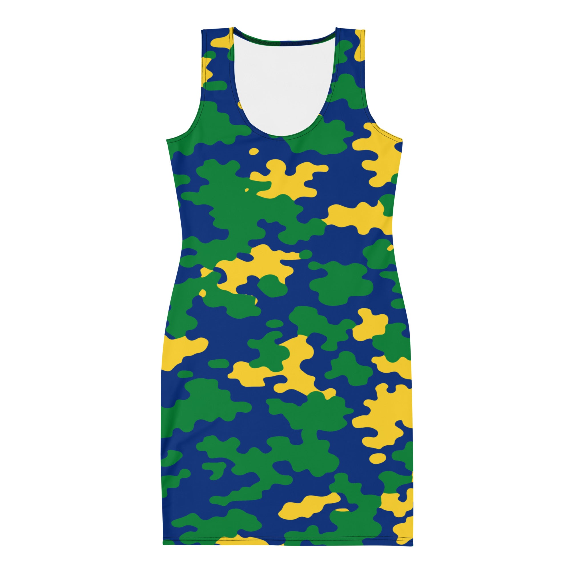 St. Vincent CAMO Bodycon dress-Fete Massive