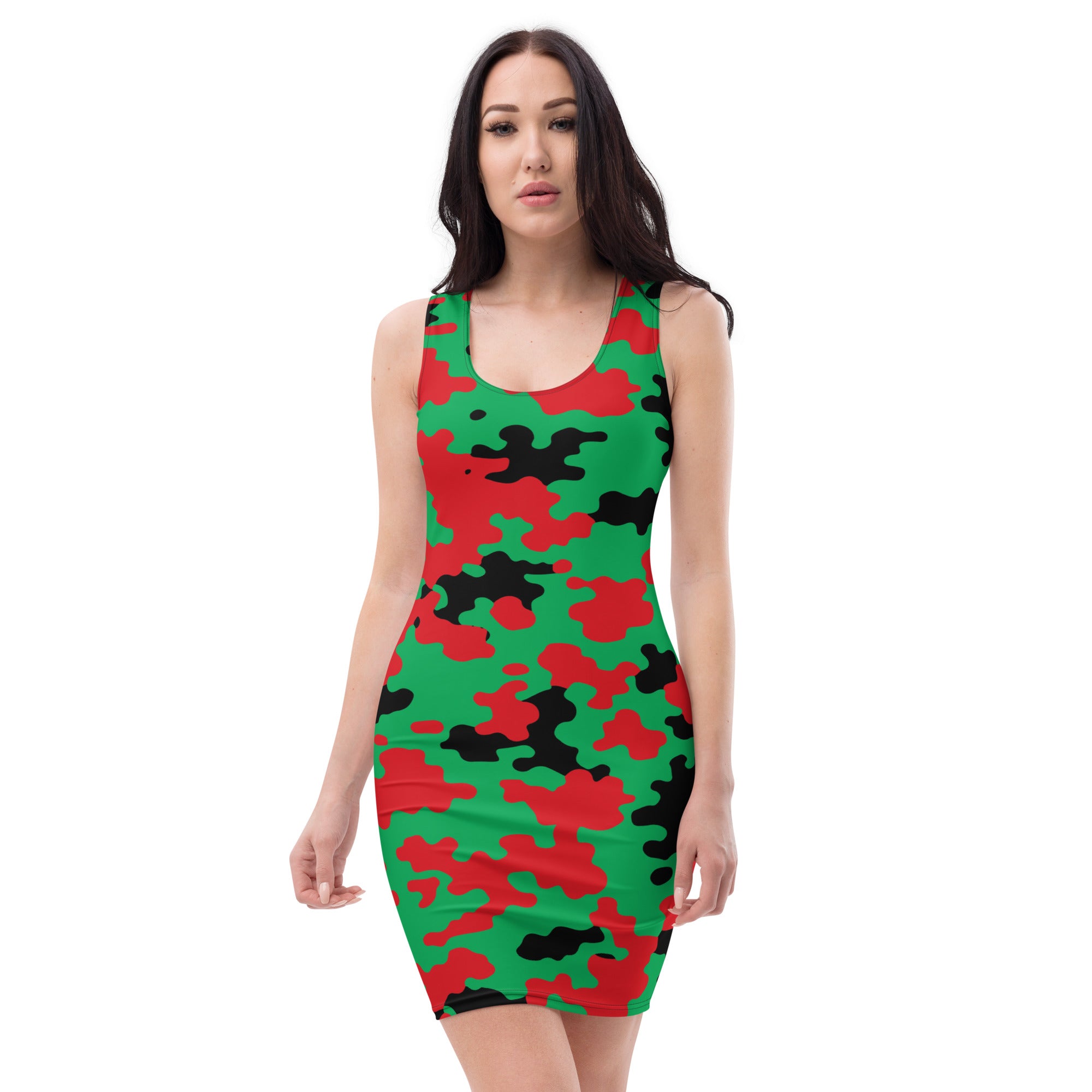 Martinique CAMO Bodycon dress-Fete Massive