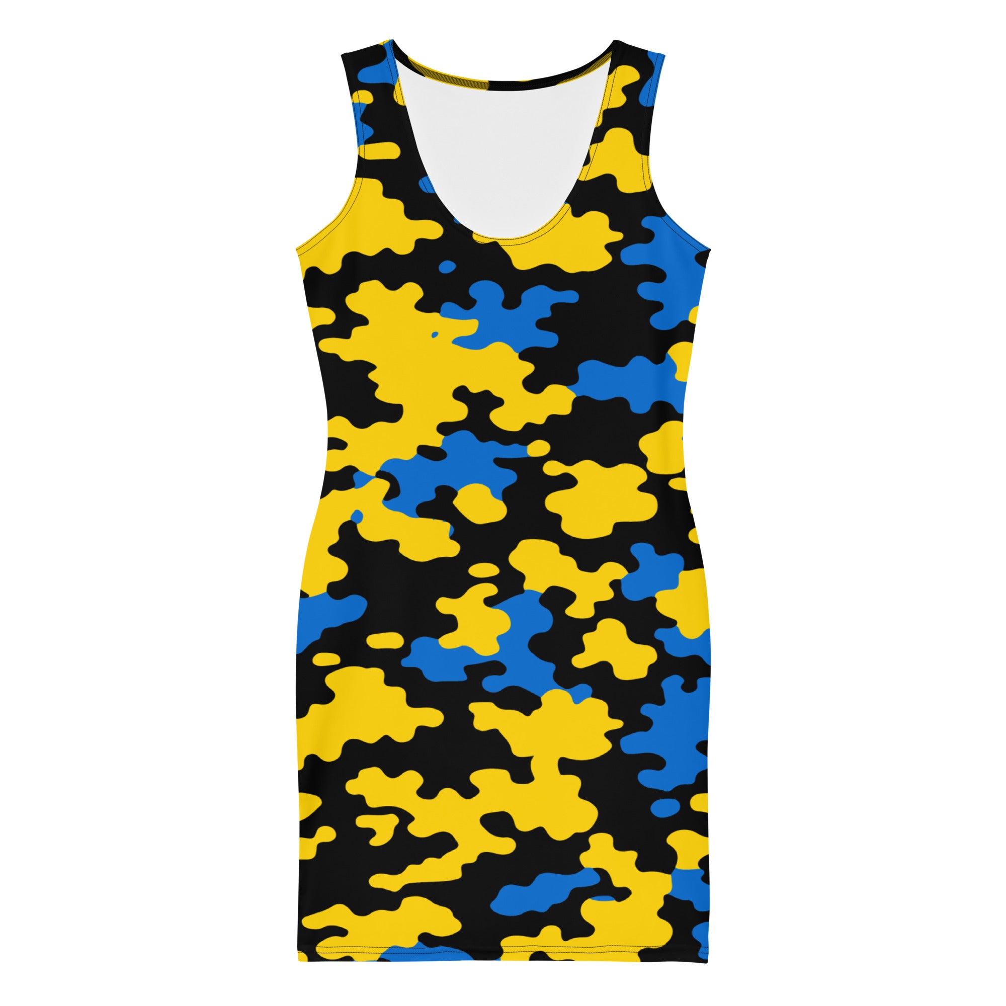 St. Lucia CAMO dress-Fete Massive