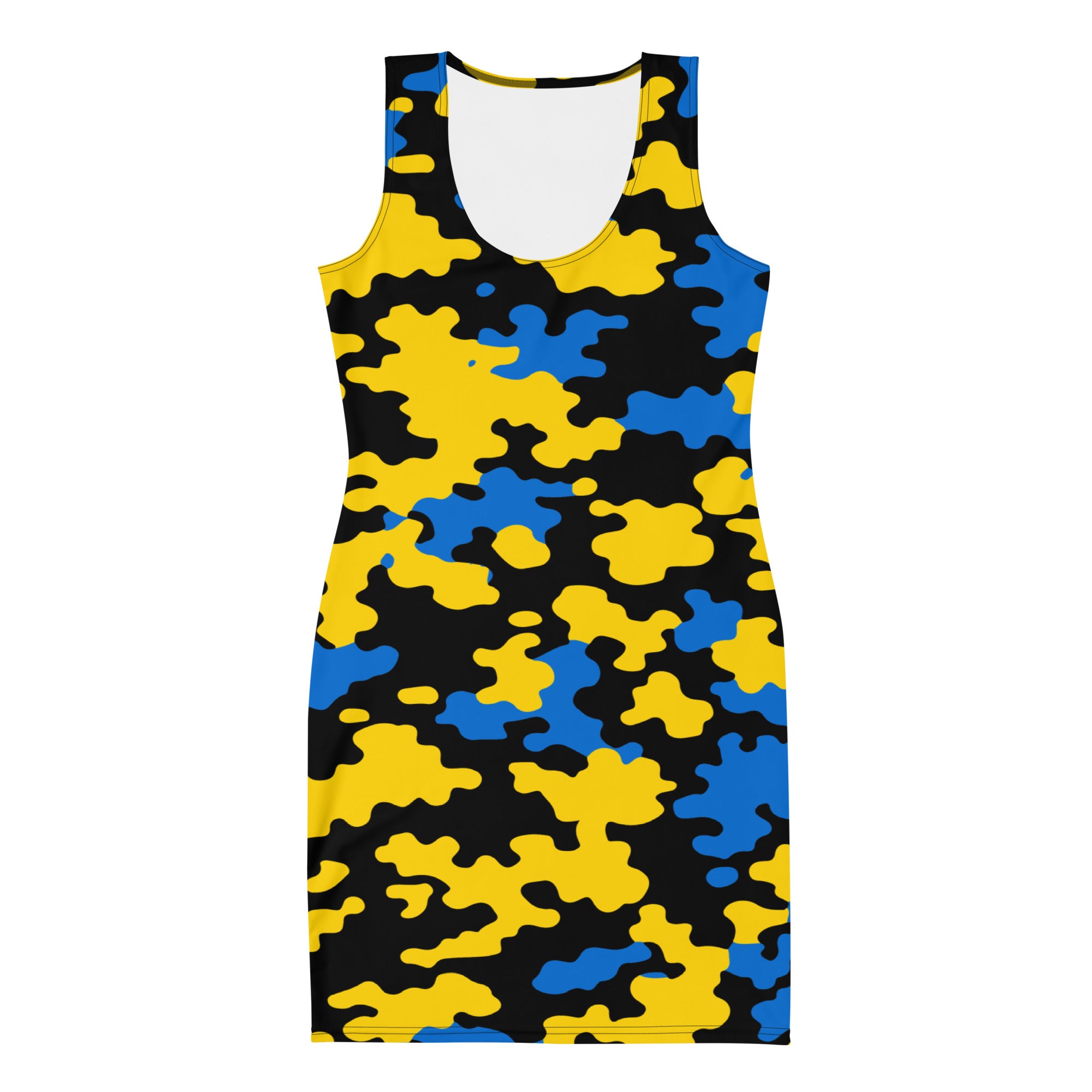 St. Lucia CAMO dress-Fete Massive