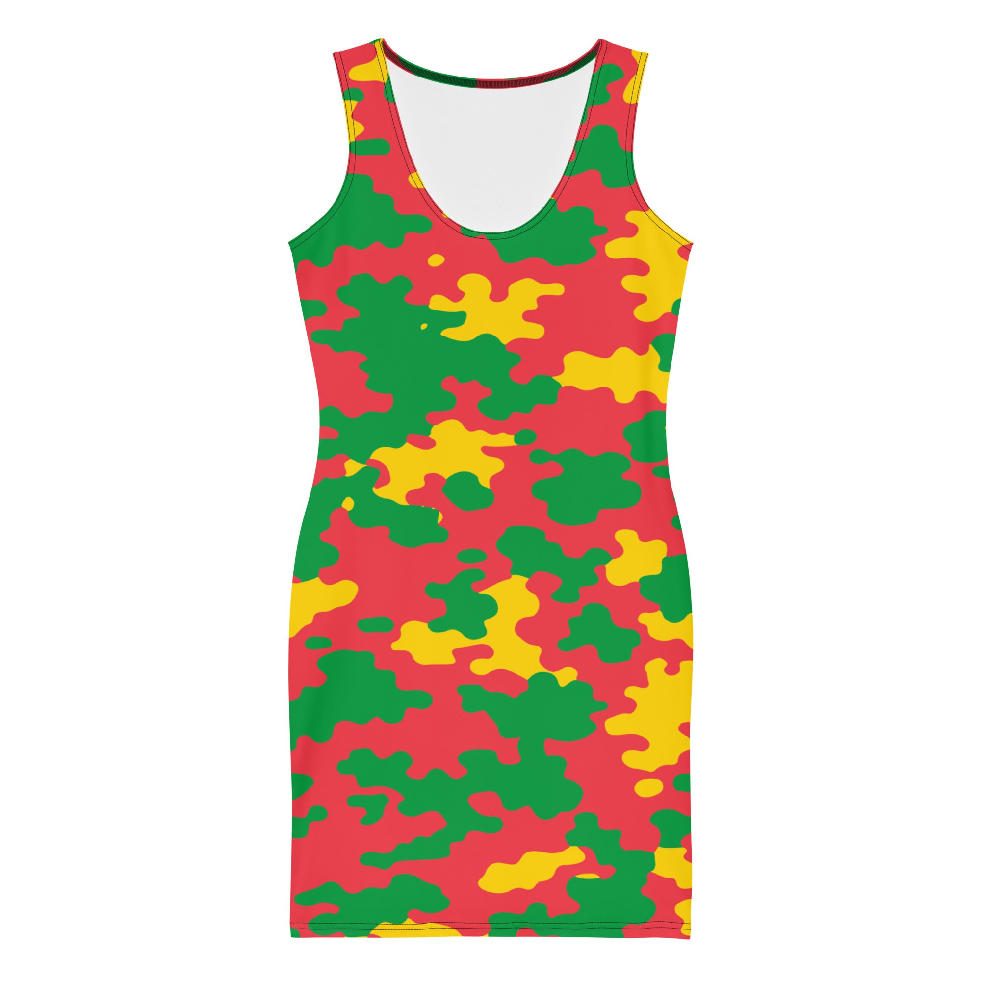 Grenada CAMO Bodycon dress-Fete Massive