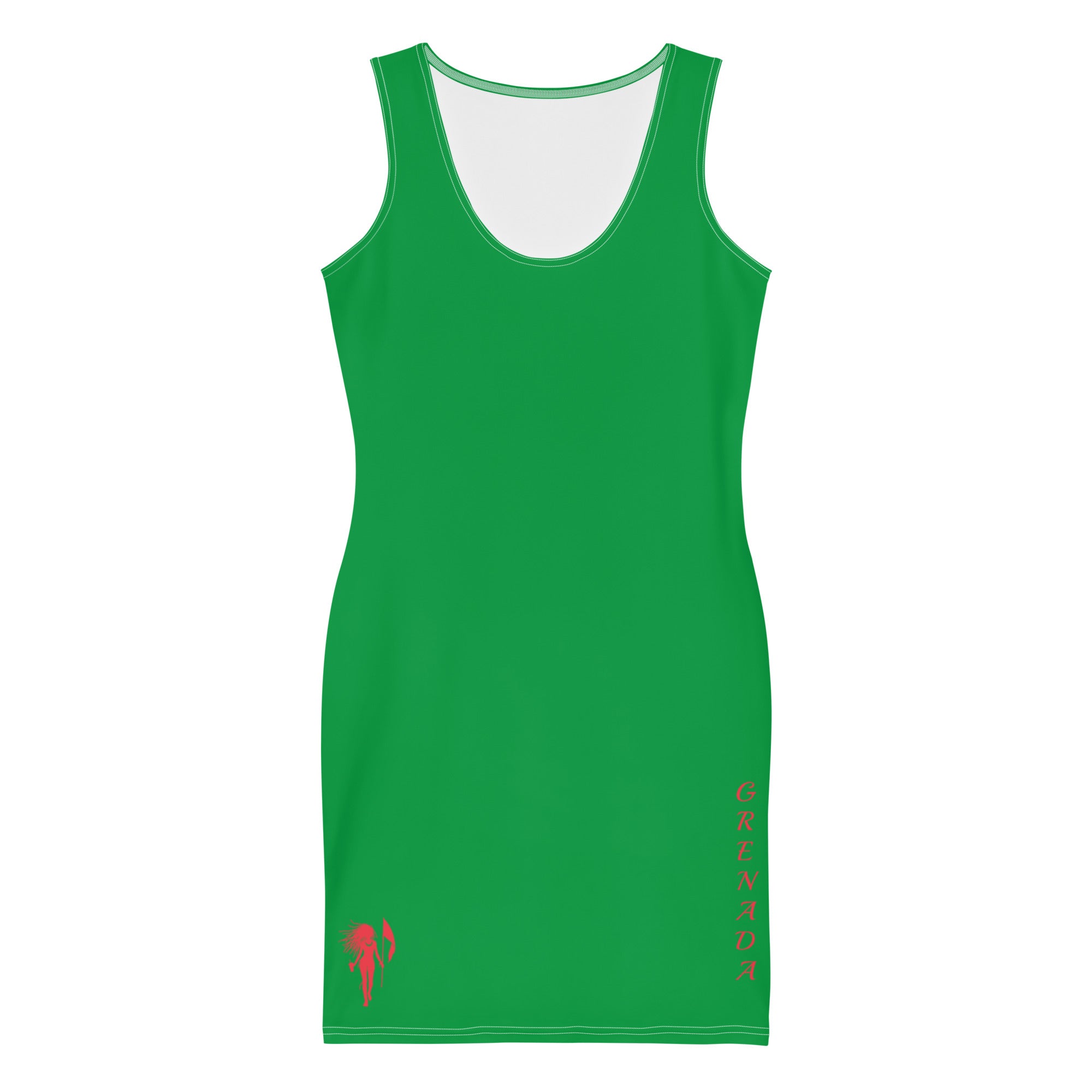 Grenada Bodycon dress (Green)-Fete Massive