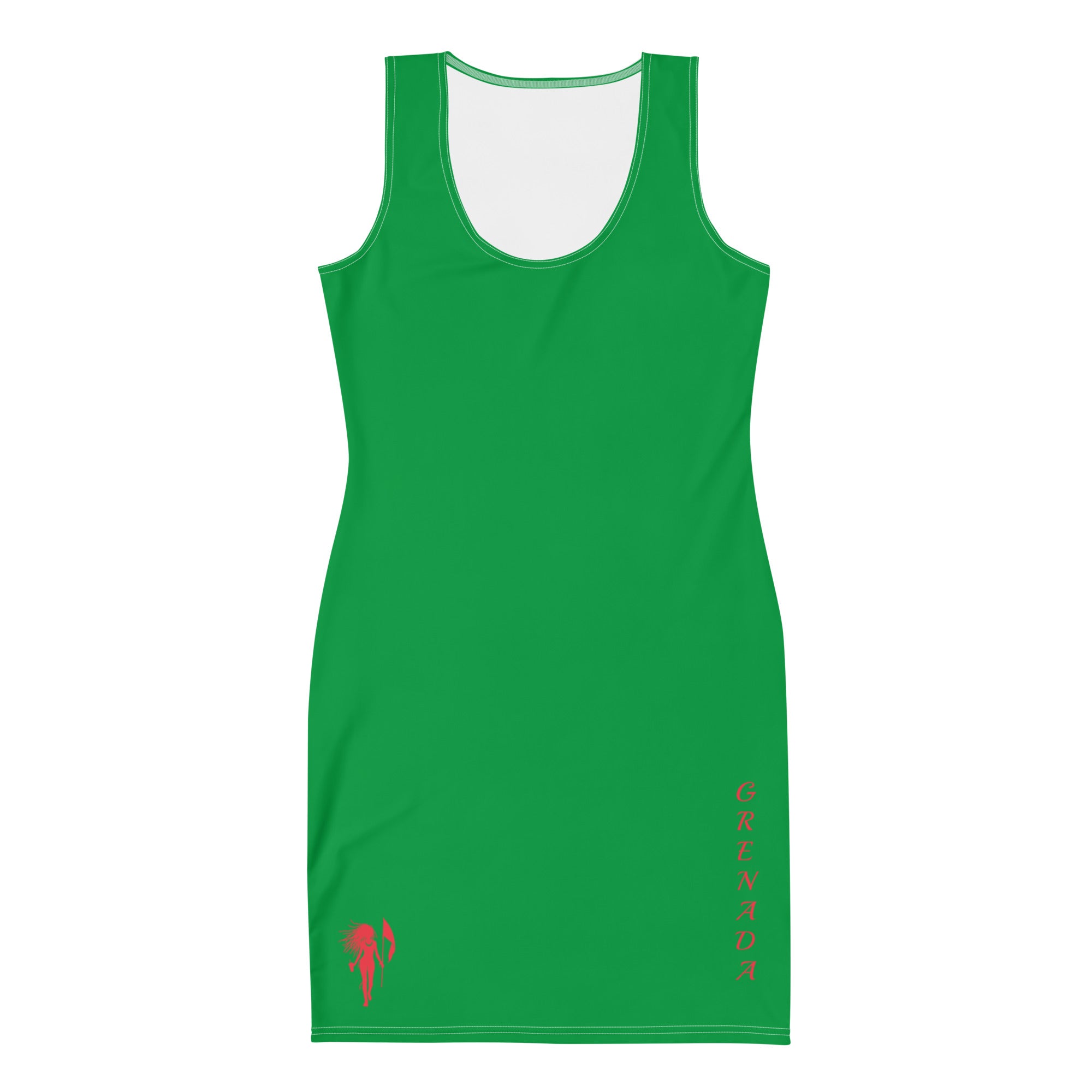 Grenada Bodycon dress (Green)-Fete Massive