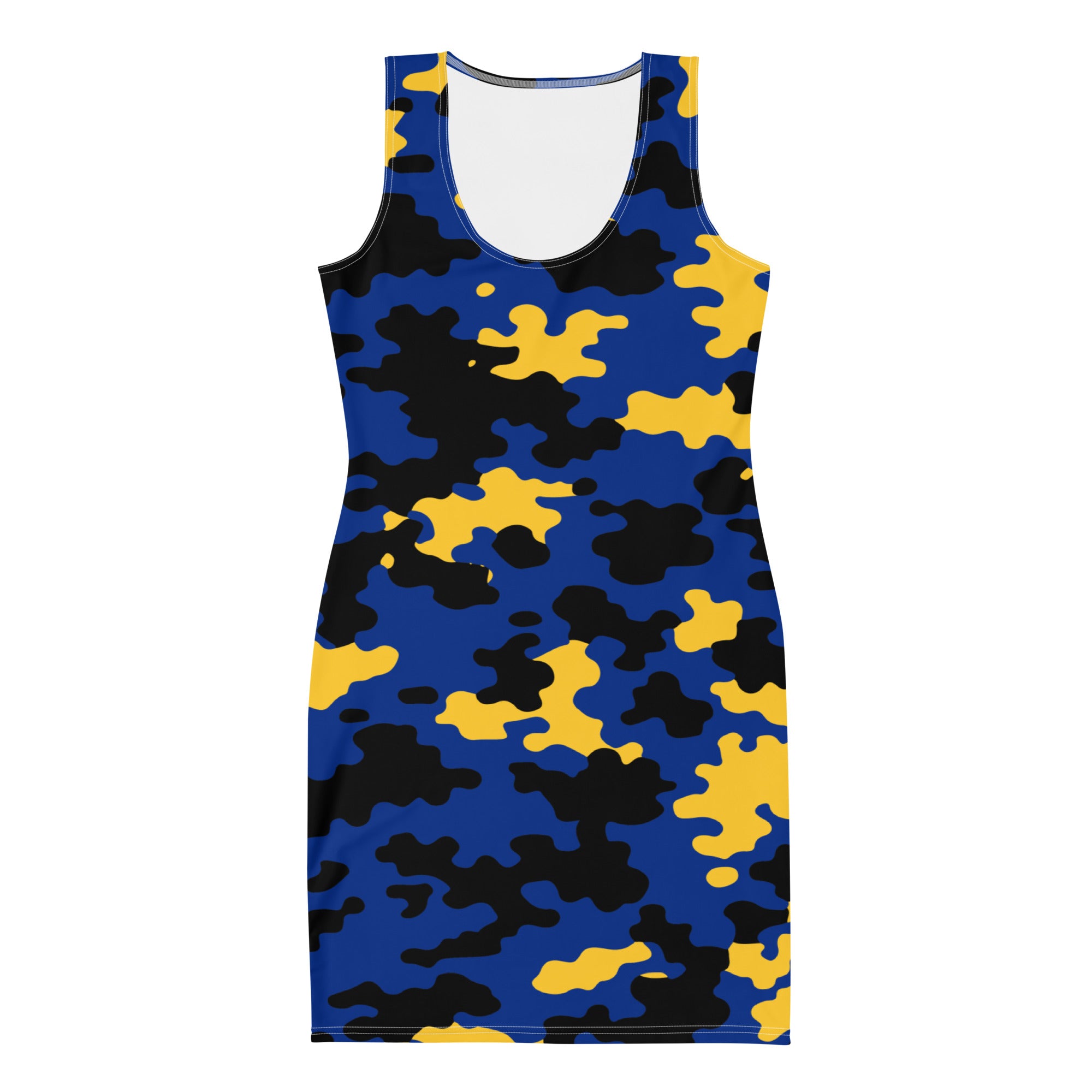 Barbados CAMO Bodycon dress-Fete Massive