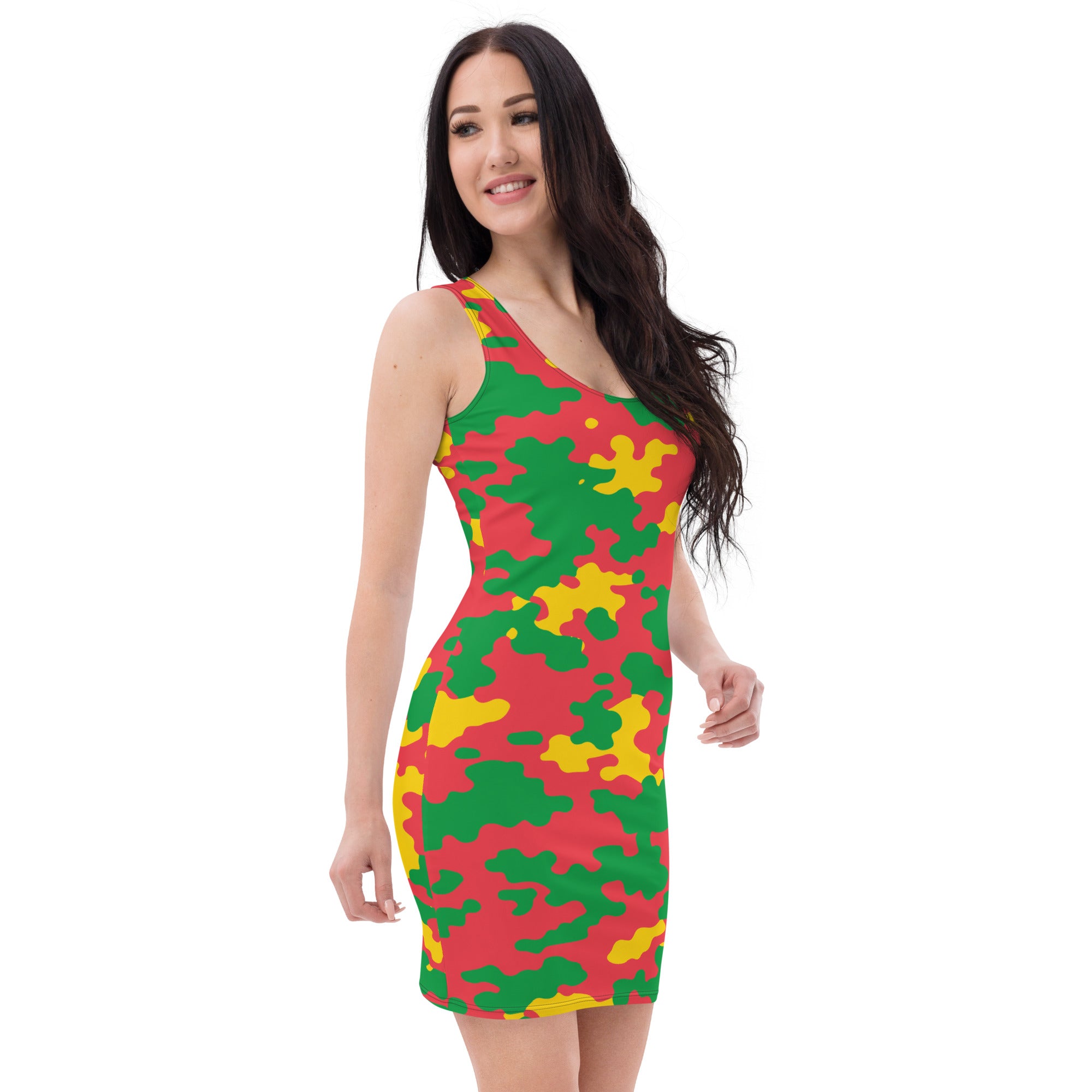 Grenada CAMO Bodycon dress-Fete Massive