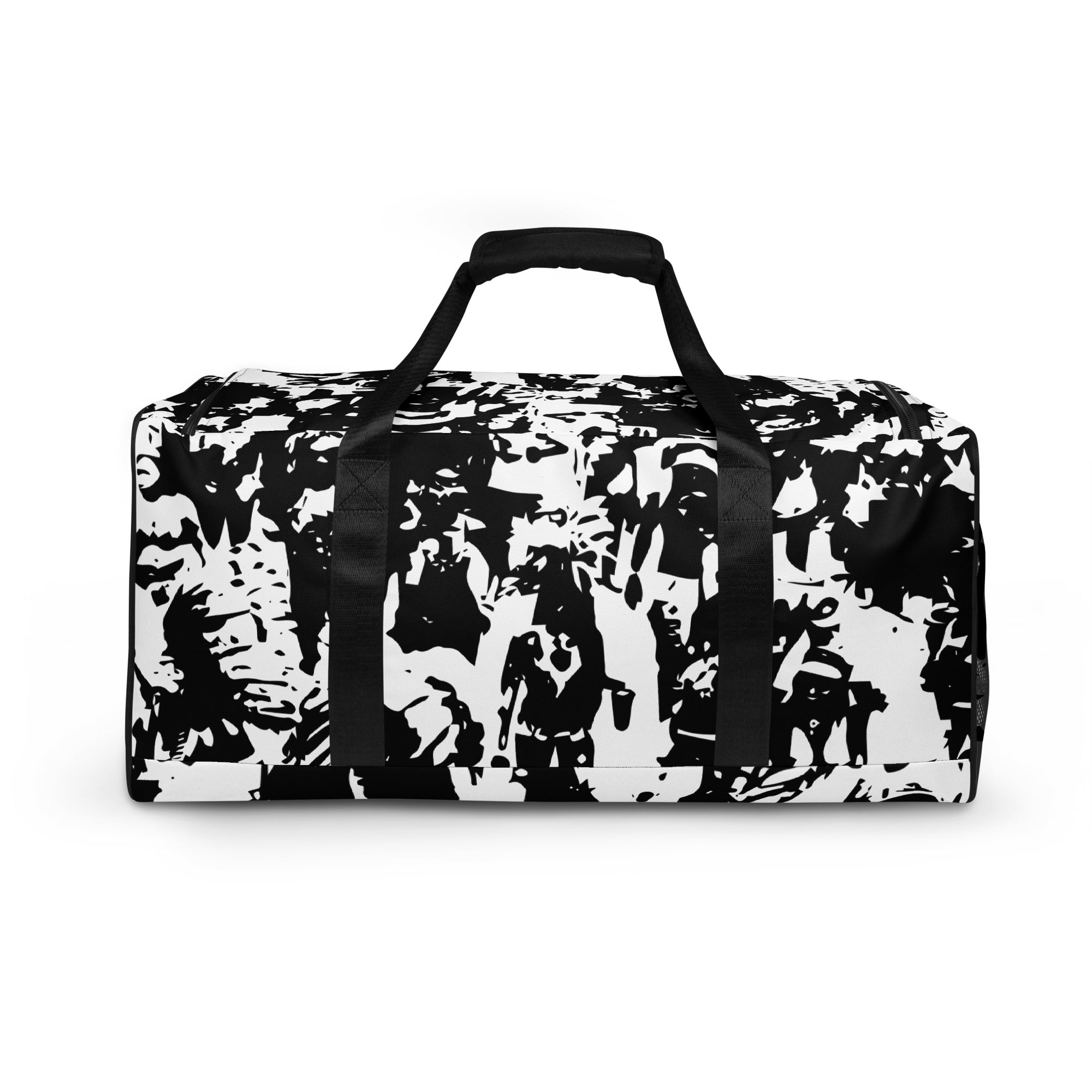 Black & White Fete Duffle (Bag)-Fete Massive