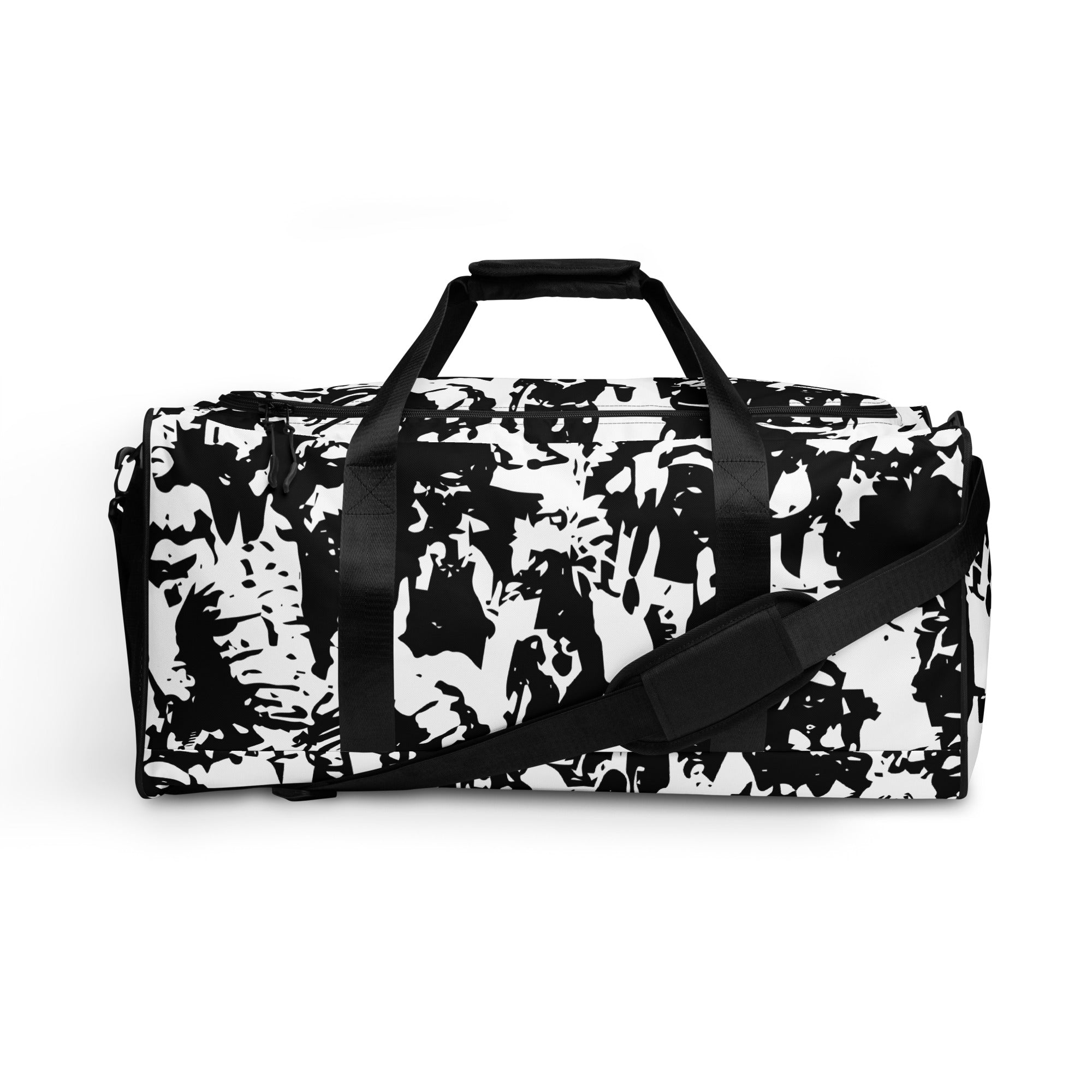 Black & White Fete Duffle (Bag)-Fete Massive