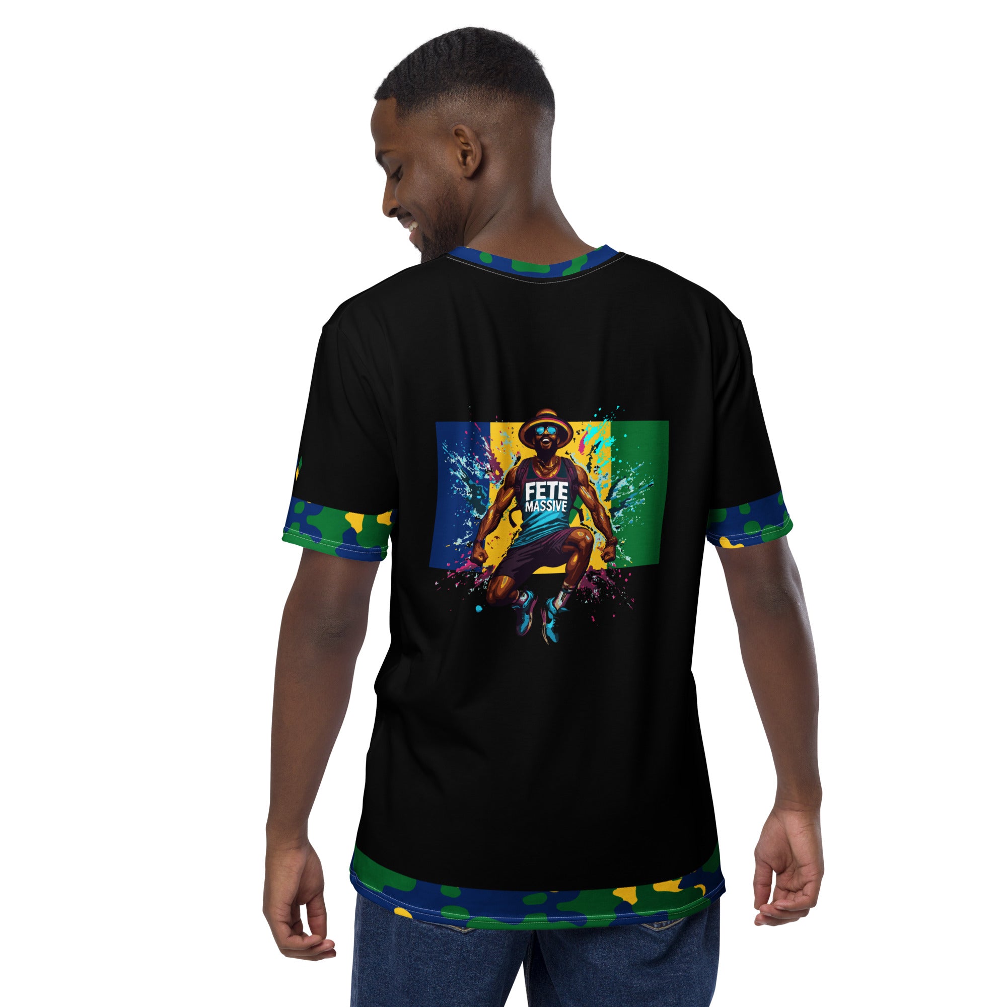 Saint Vincent Land of Soca CAMO t-shirt-Fete Massive