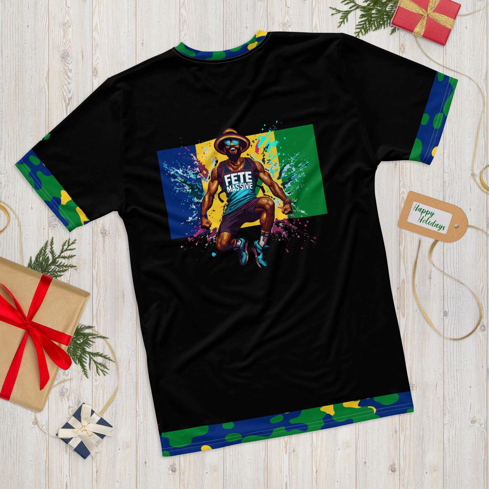 Saint Vincent Land of Soca CAMO t-shirt-Fete Massive