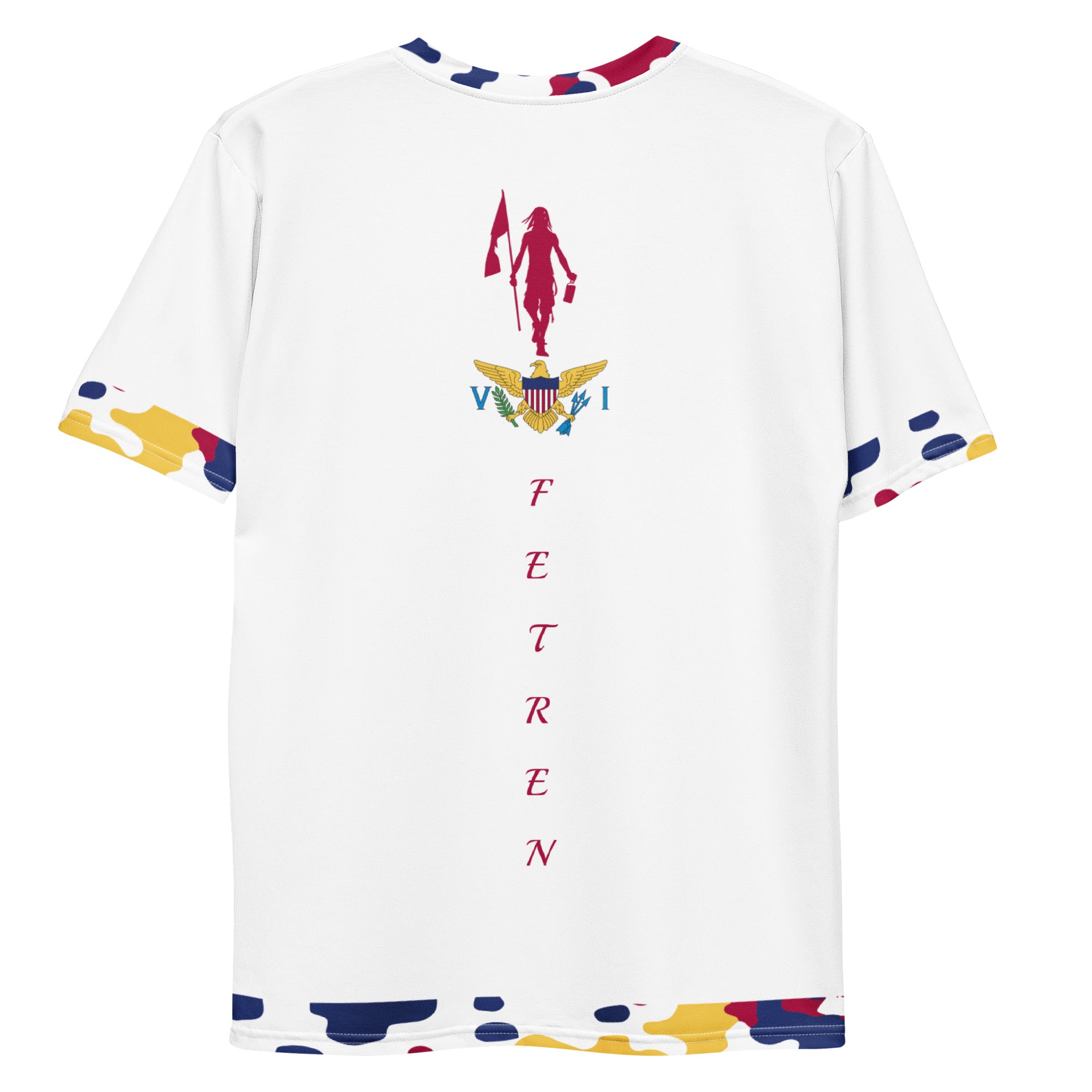 Virgin Islands Fetren CAMO tee (White)-Fete Massive