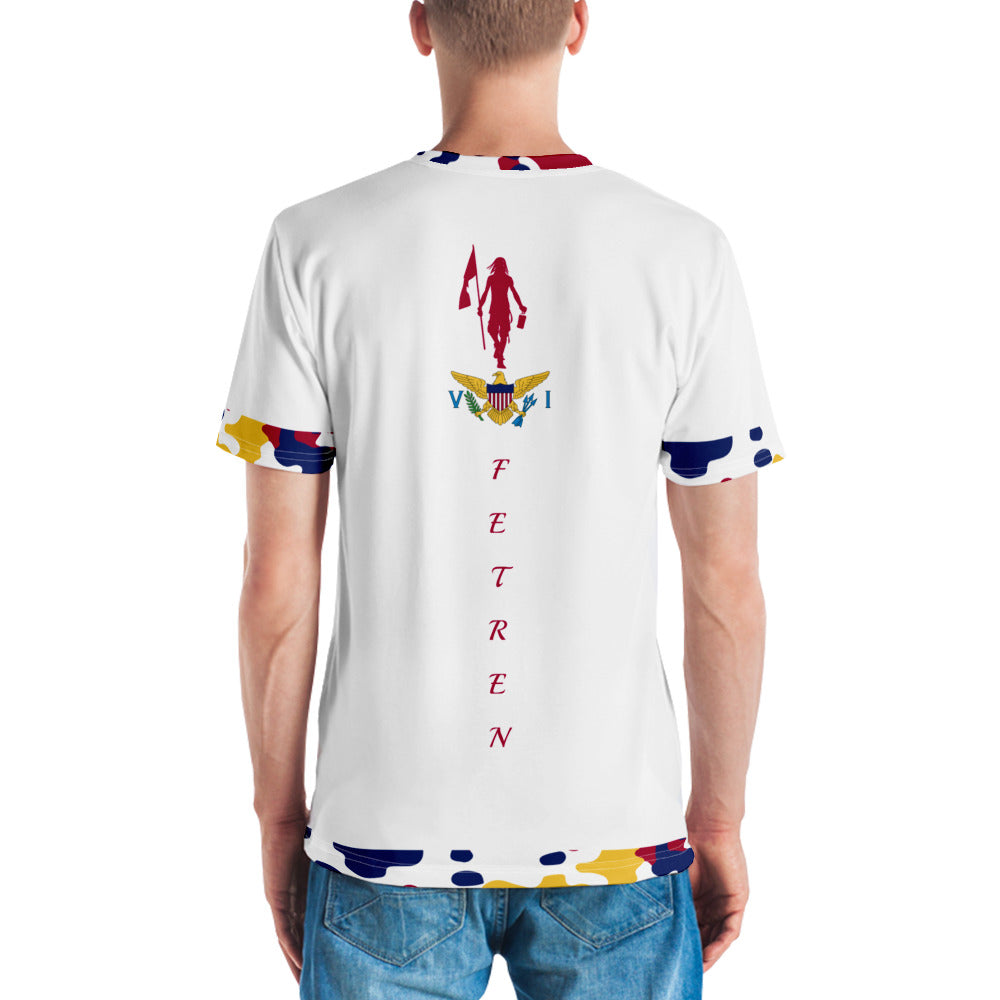 Virgin Islands Fetren CAMO tee (White)-Fete Massive